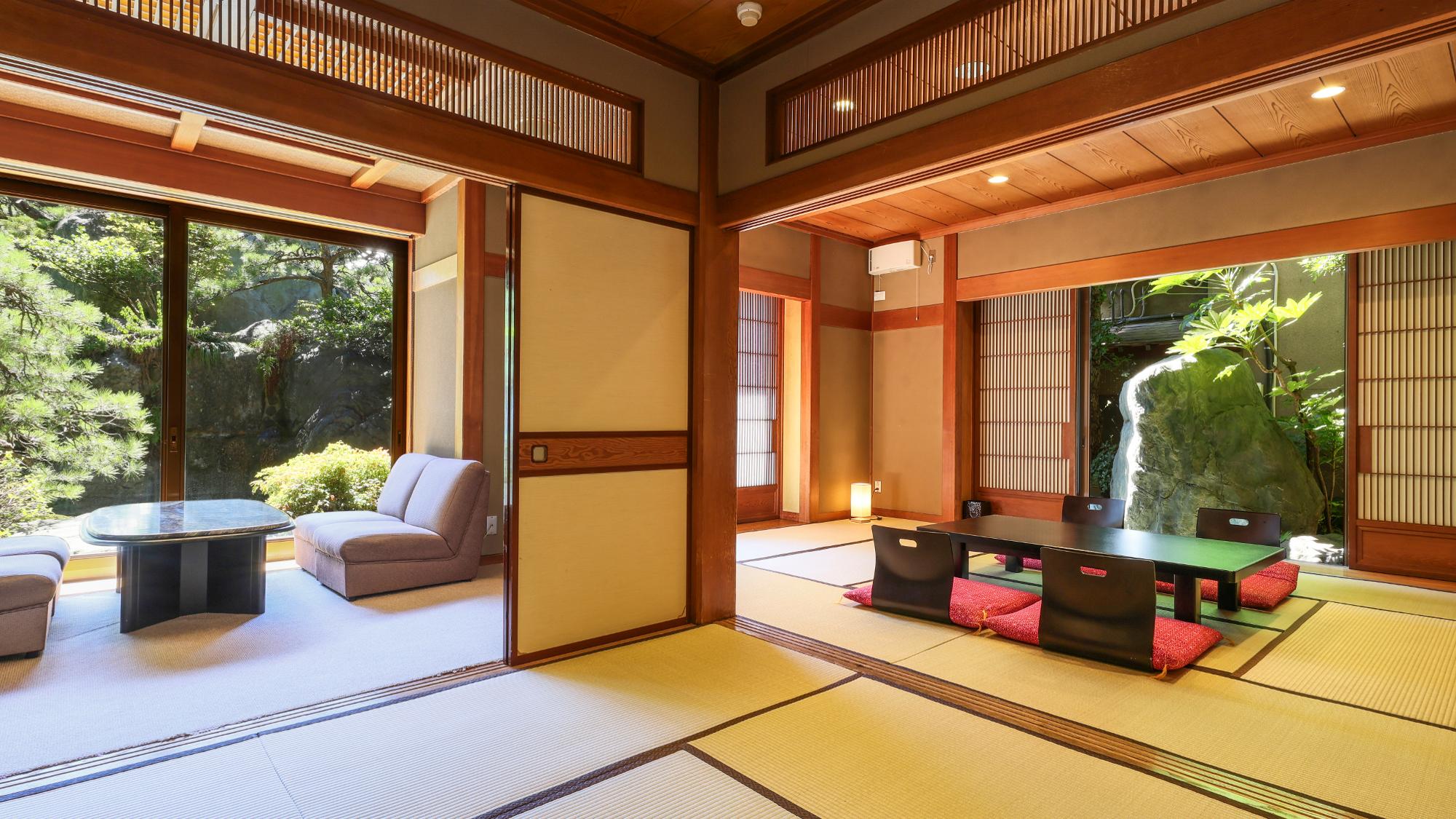 Adjoining, Superior, Garden View, Tatami