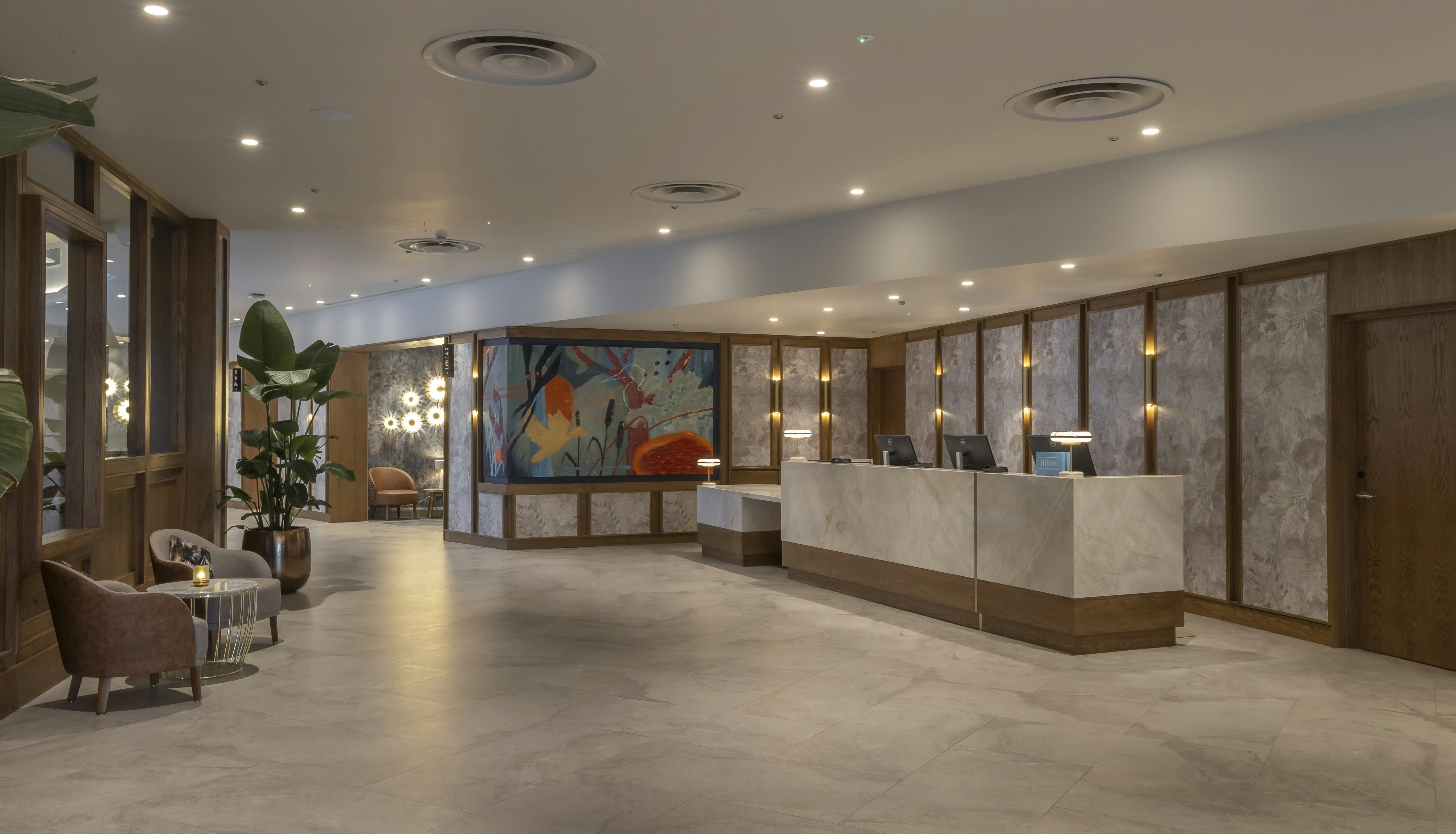 Lobby at Hilton Dublin, DUBLIN