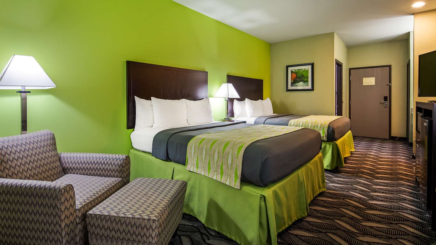 غرفة بسريرين كوين، Best Western Mt. Vernon Inn 2/4