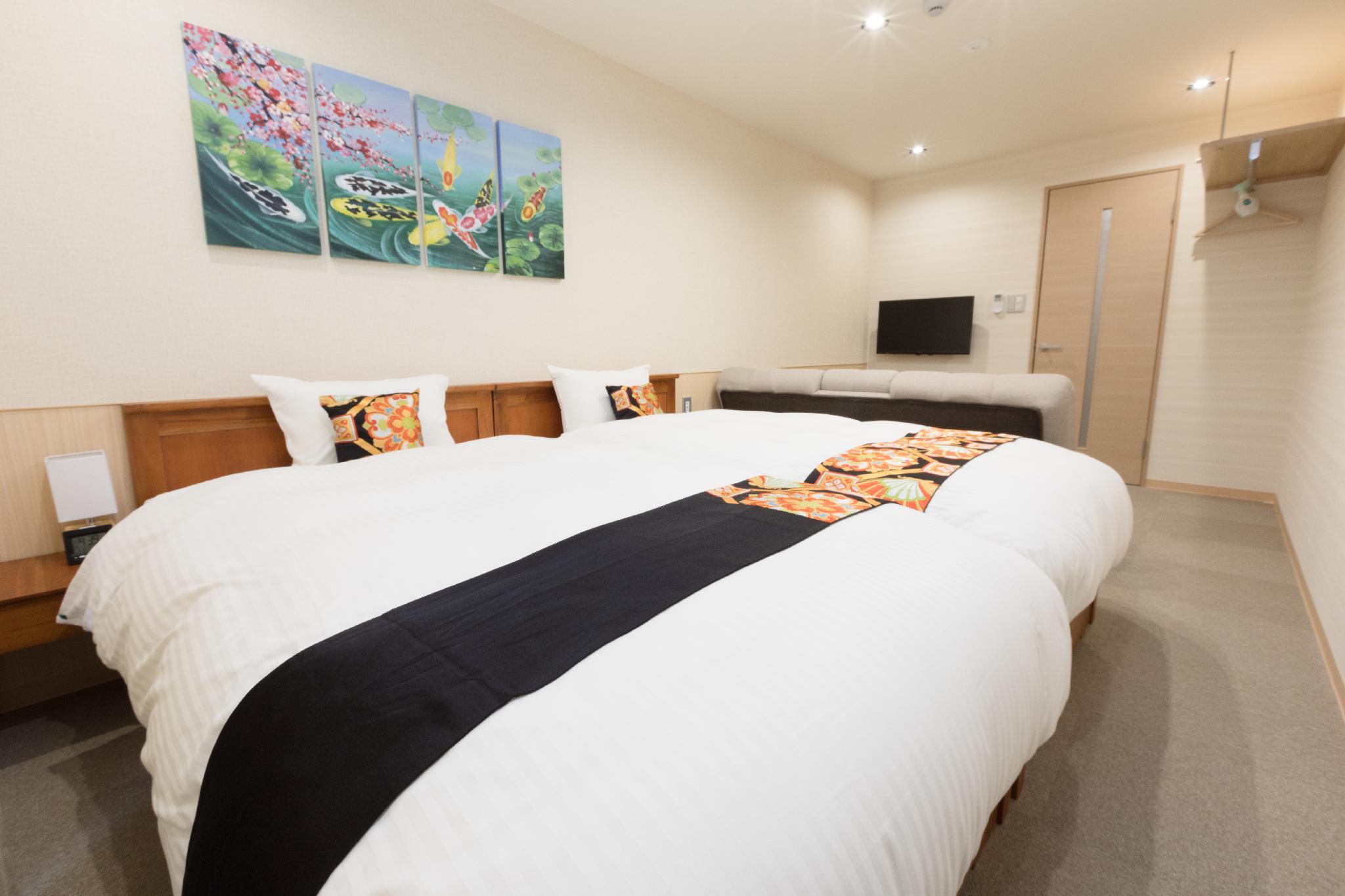 Semi Room, Superior, Apartment, 2 Semi Double Beds, Sofa