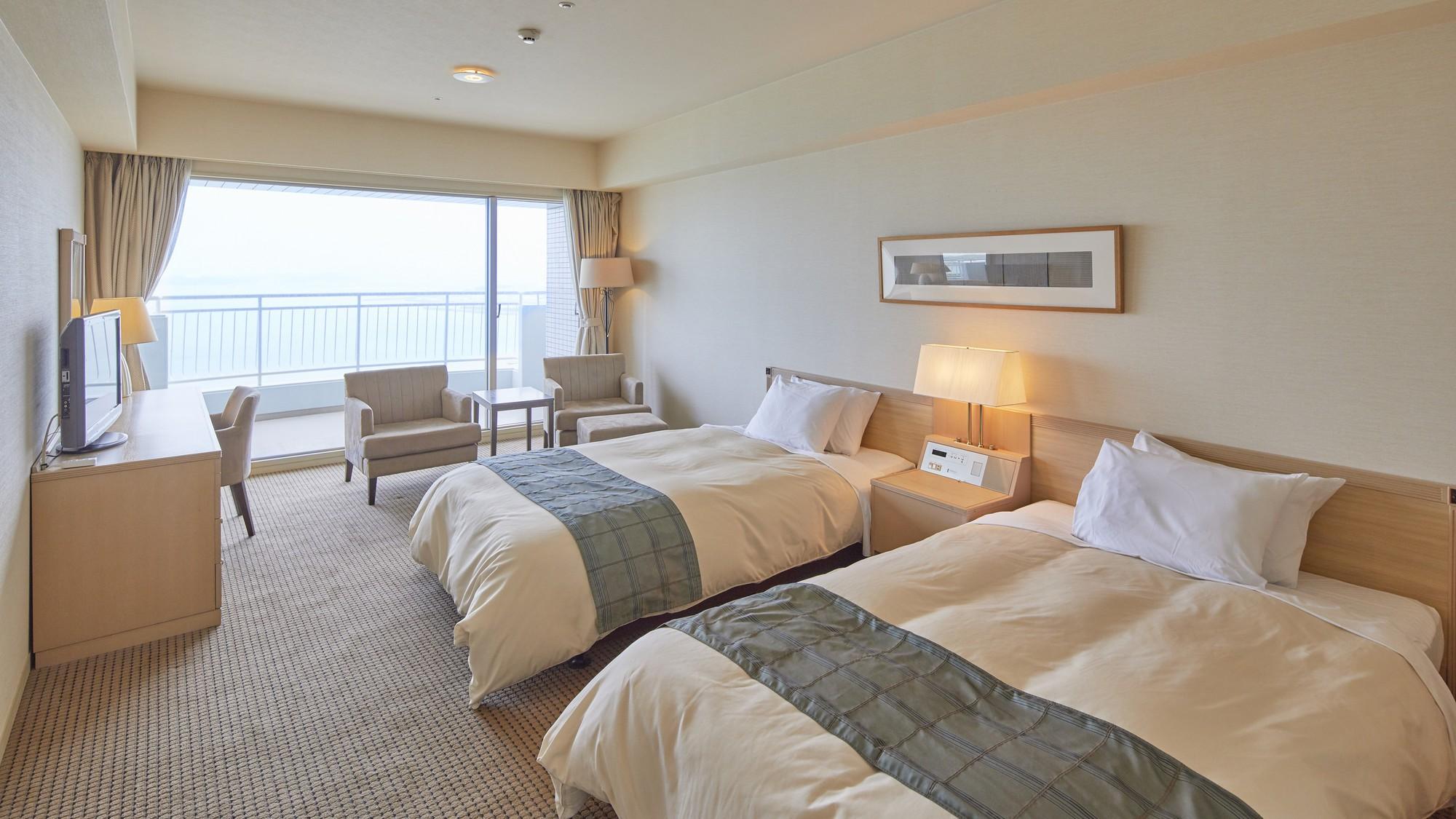 Standard, Twin Beds, Ocean View