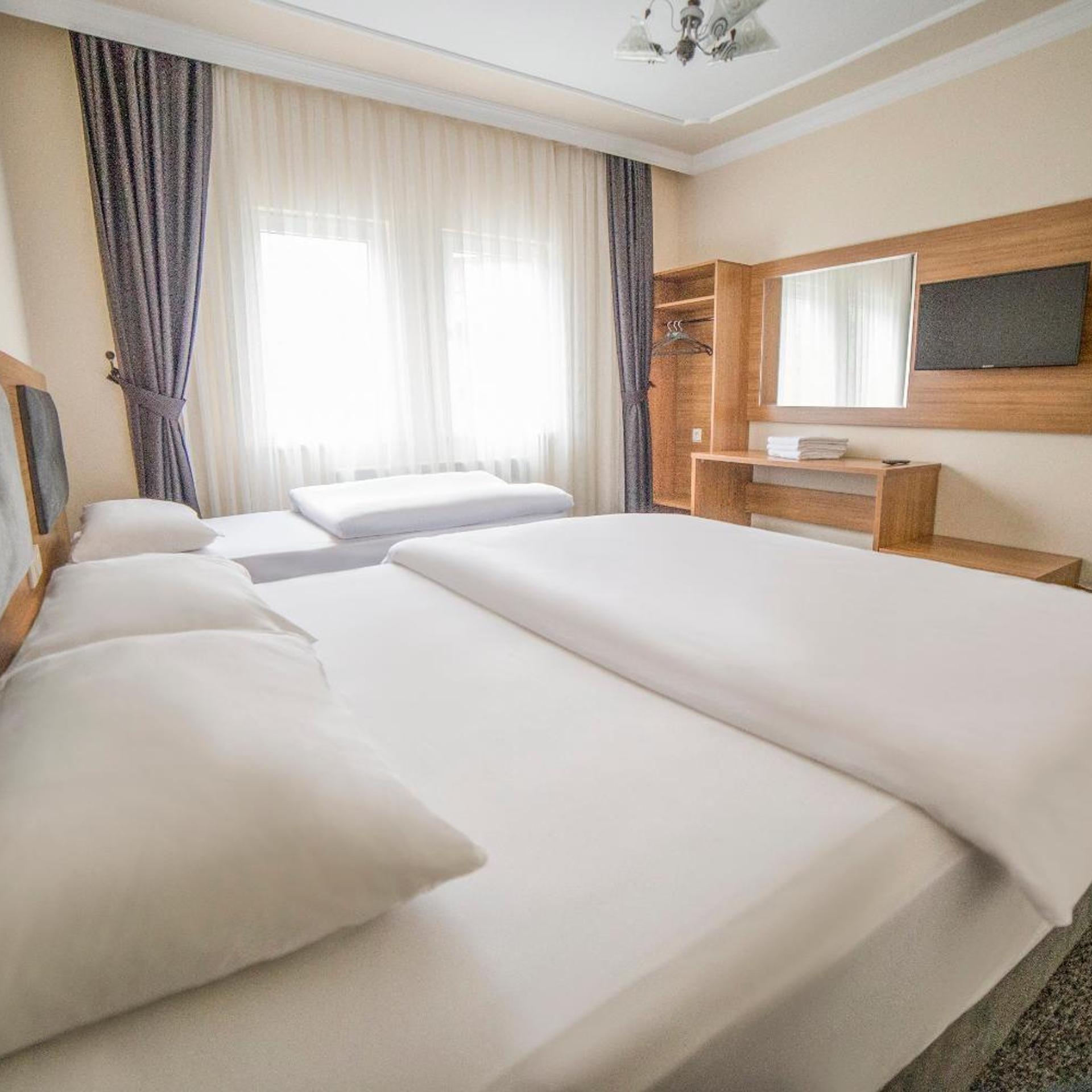 غرفة ثلاثية بإطلالة على الجبل، Butik Inceli Hotel 2/7
