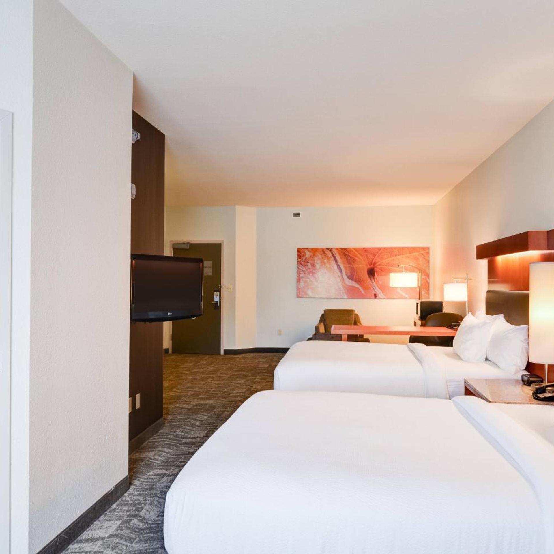 جناح بسريرين كوين مع سرير سحّاب إضافي مع أريكة، Springhill Suites Shreveport-Bossier City/Louisiana Downs 3/7