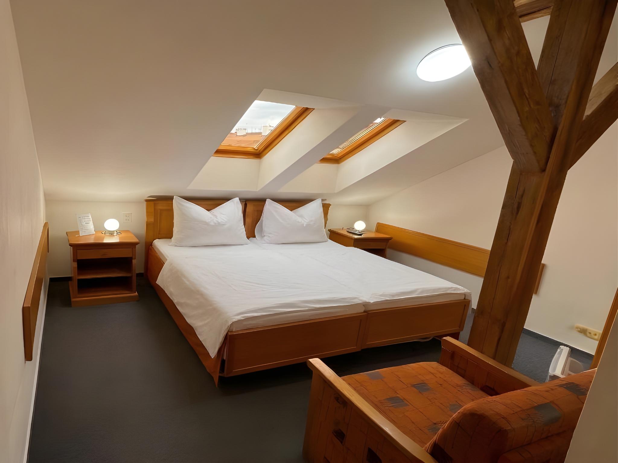 Room, King Bed, Attic