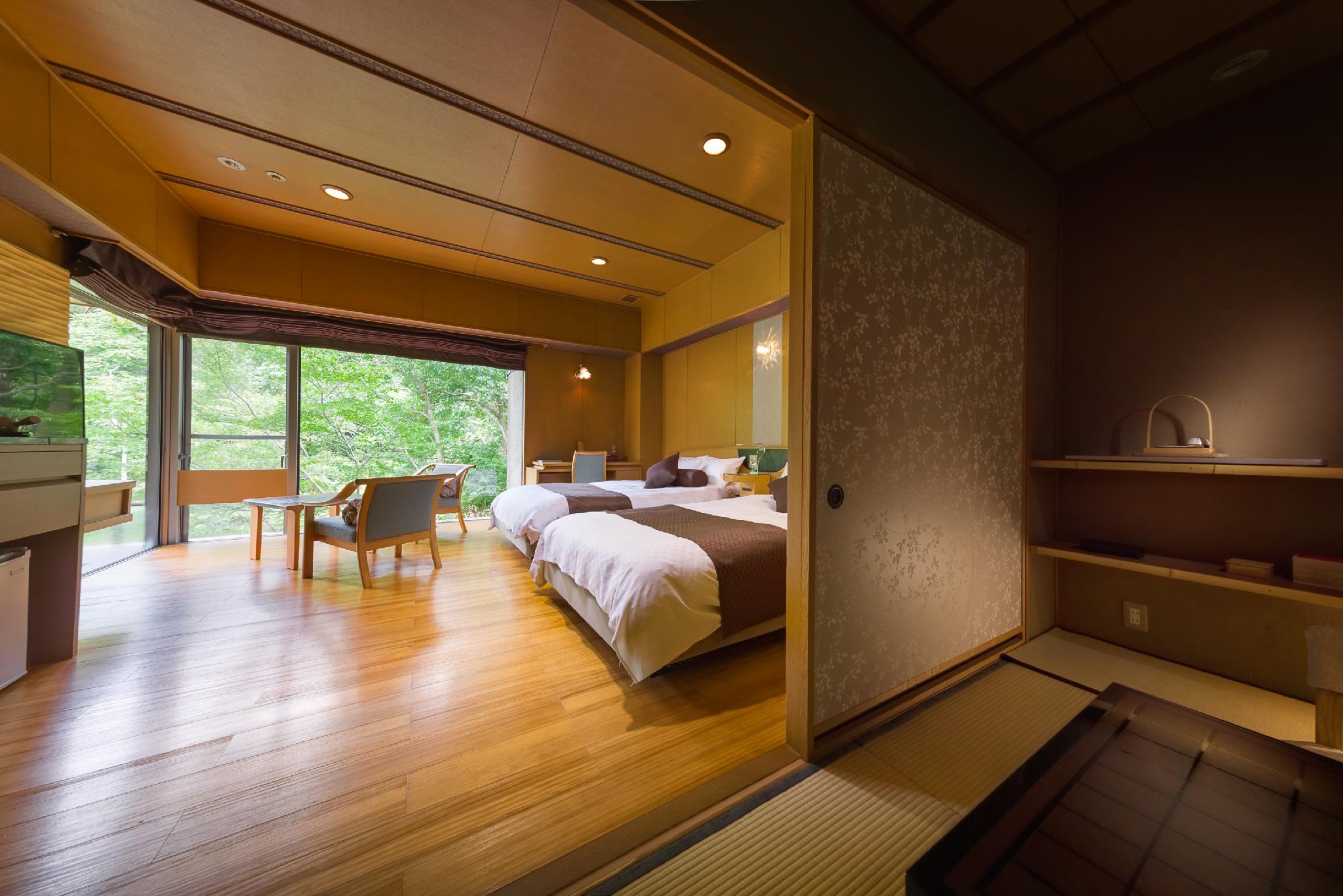 Japanese Western, Mountain View, Outdoor Bath