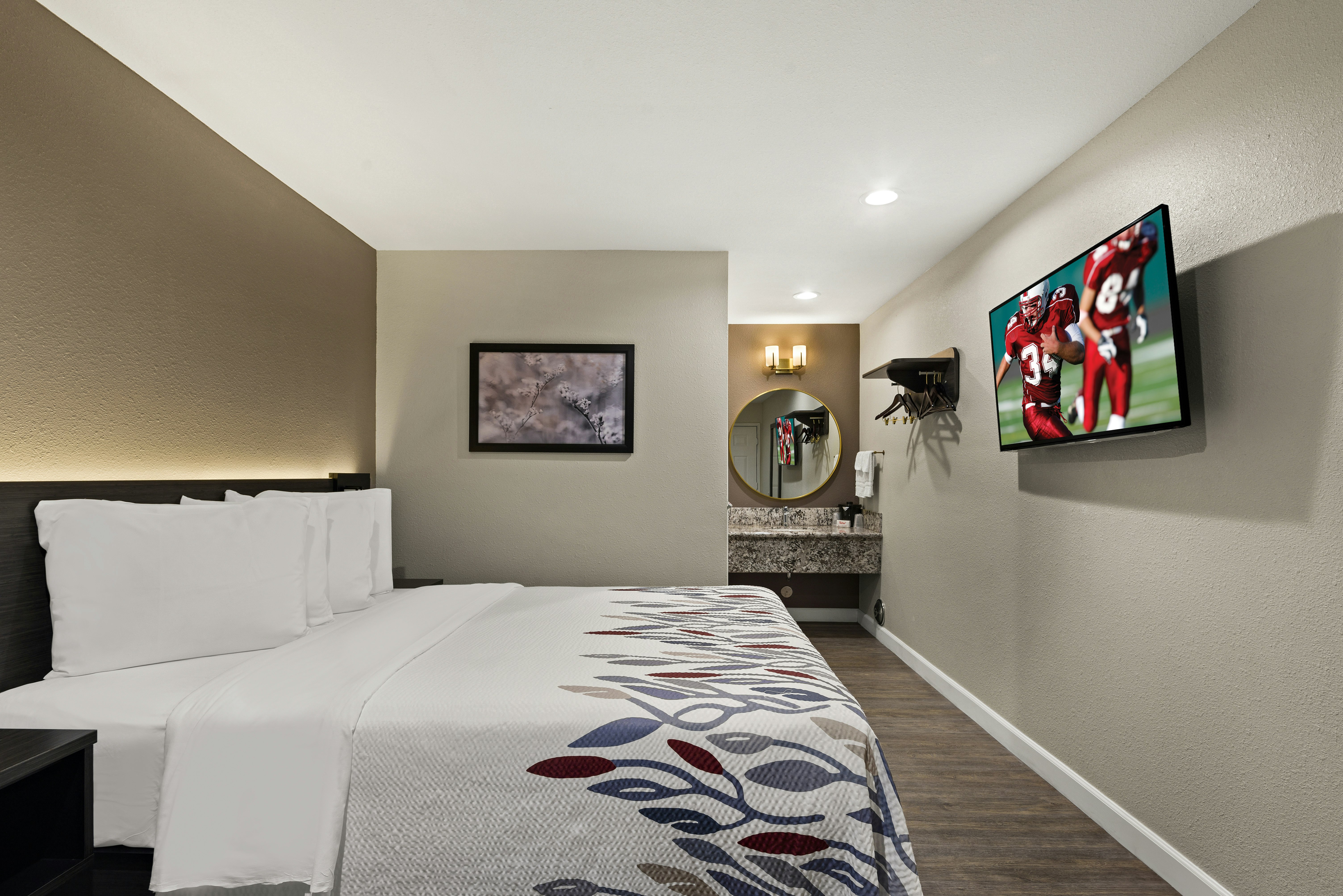 غرفة قياسية بسرير كوين، Red Roof Inn Los Angeles - Wilmington, CA 2/5