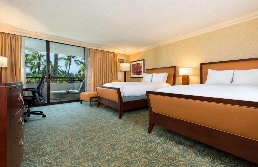 1 Bedroom, Makai, Suite, 2 Double Beds, Ocean View, Sofa