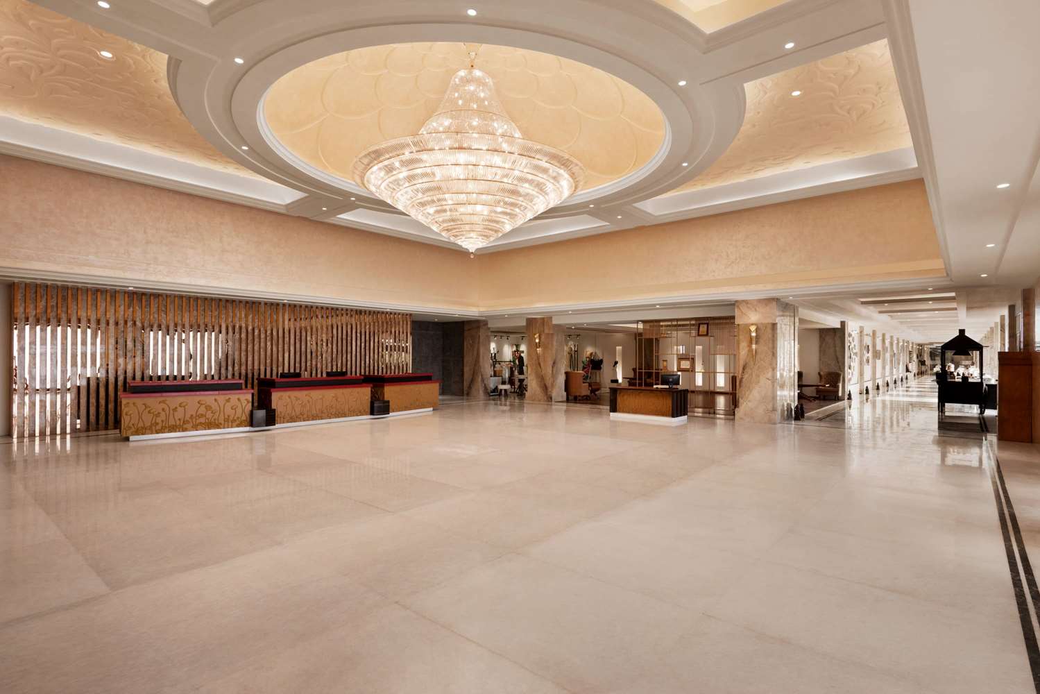 Lobby at Ramada by Wyndham Lucknow Hotel and Convention Center, LUCKNOW
