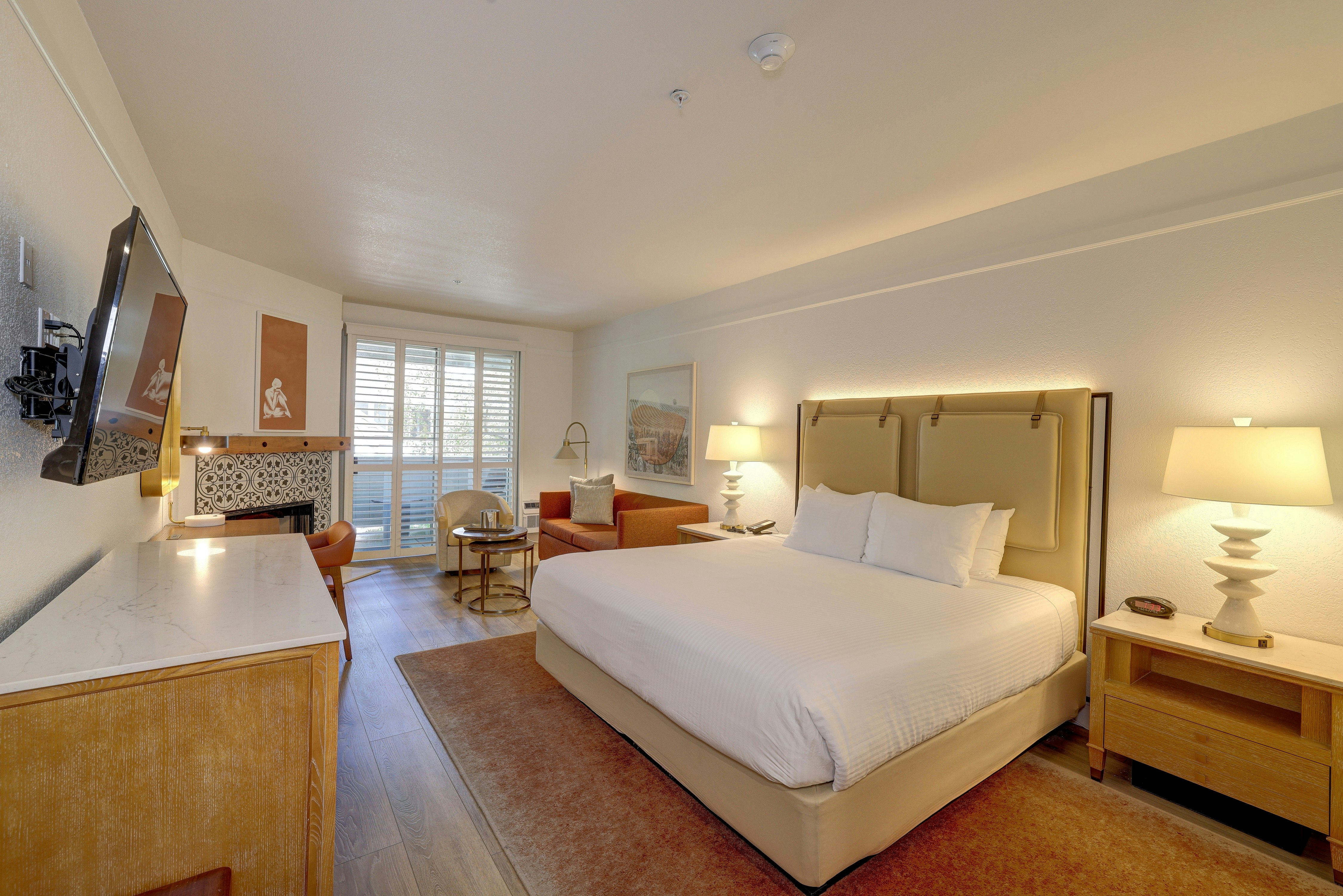 Room, King Bed, Patio