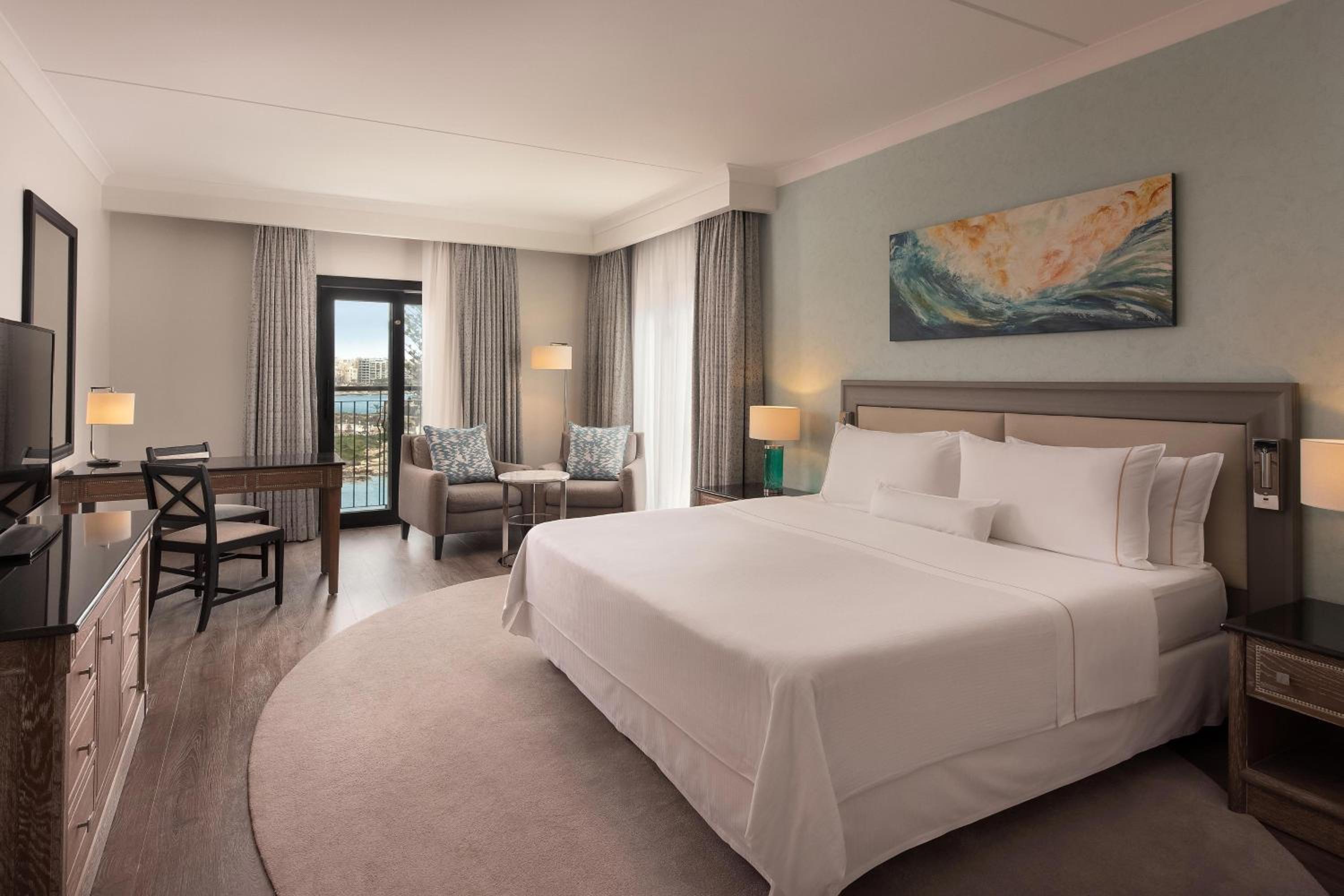 Tower, Guest Room, King Bed, Sea View, Balcony