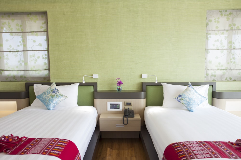 غرفة ديلوكس بسريرين منفصلين، RK Riverside Resort and Spa (Reon Kruewal) 3/3