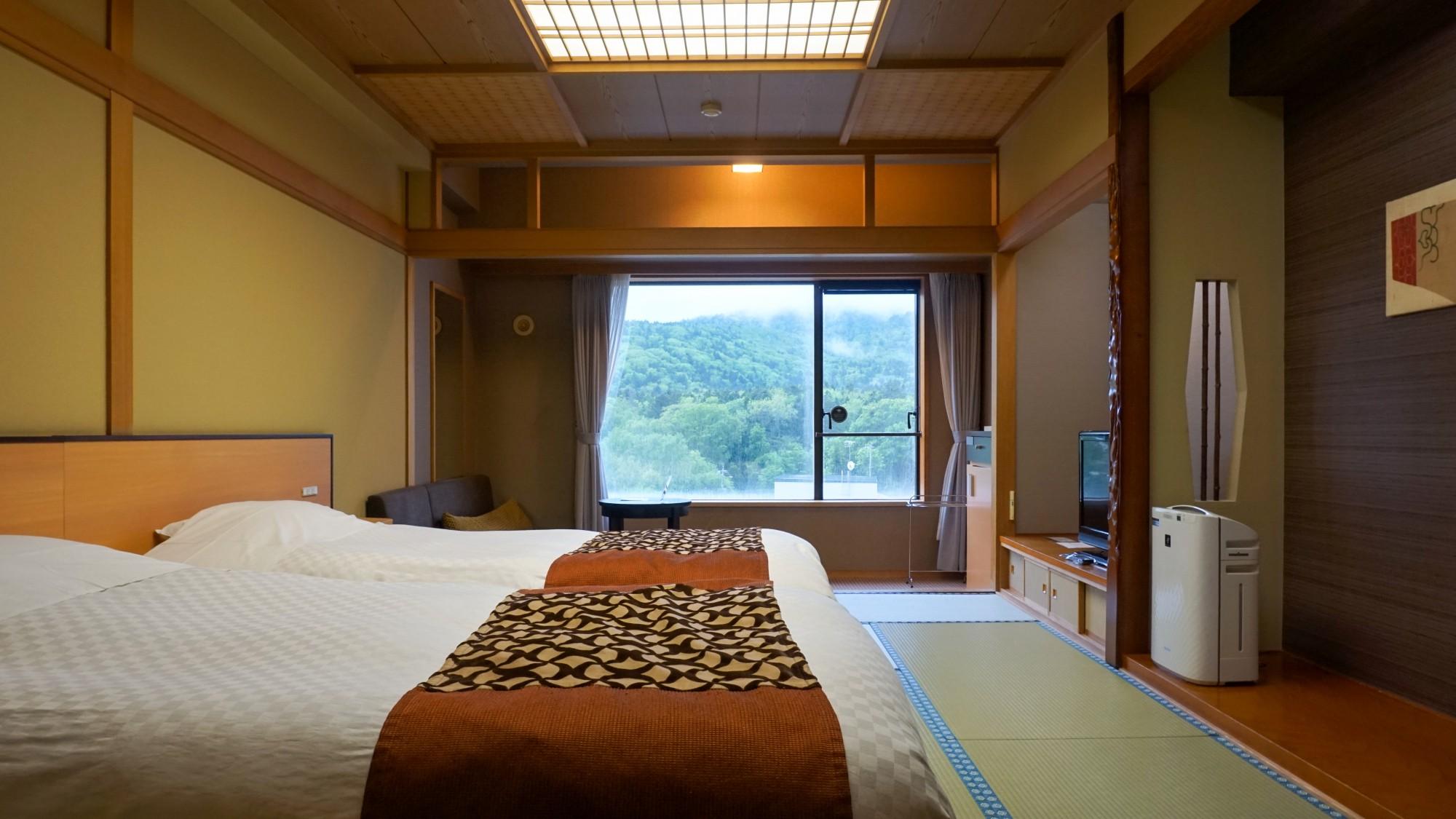 Japanese Western, Standard, Twin Beds, City View, Wing Building