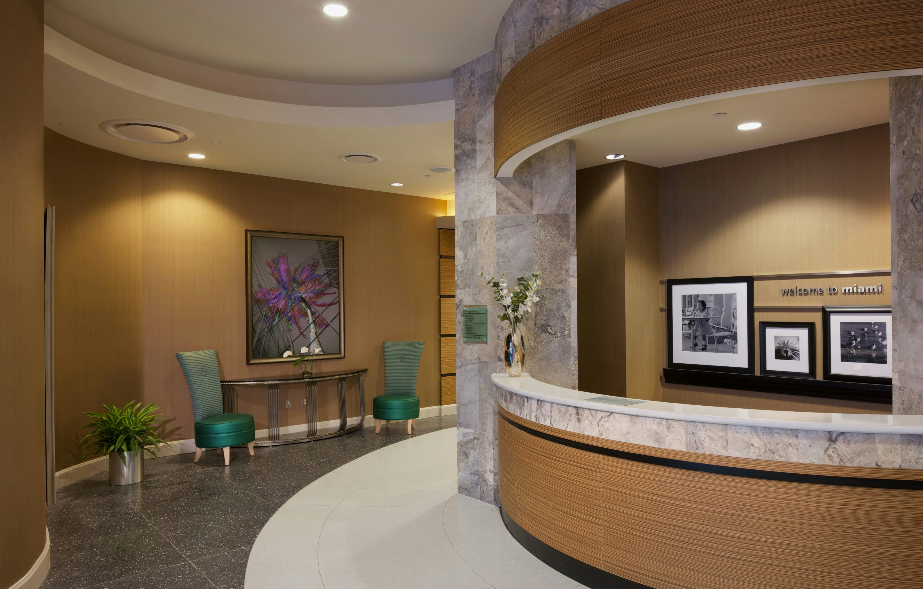 Lobby at Hampton Inn Suites By Hilton Miami Brickell Downtown, MIAMI - FL