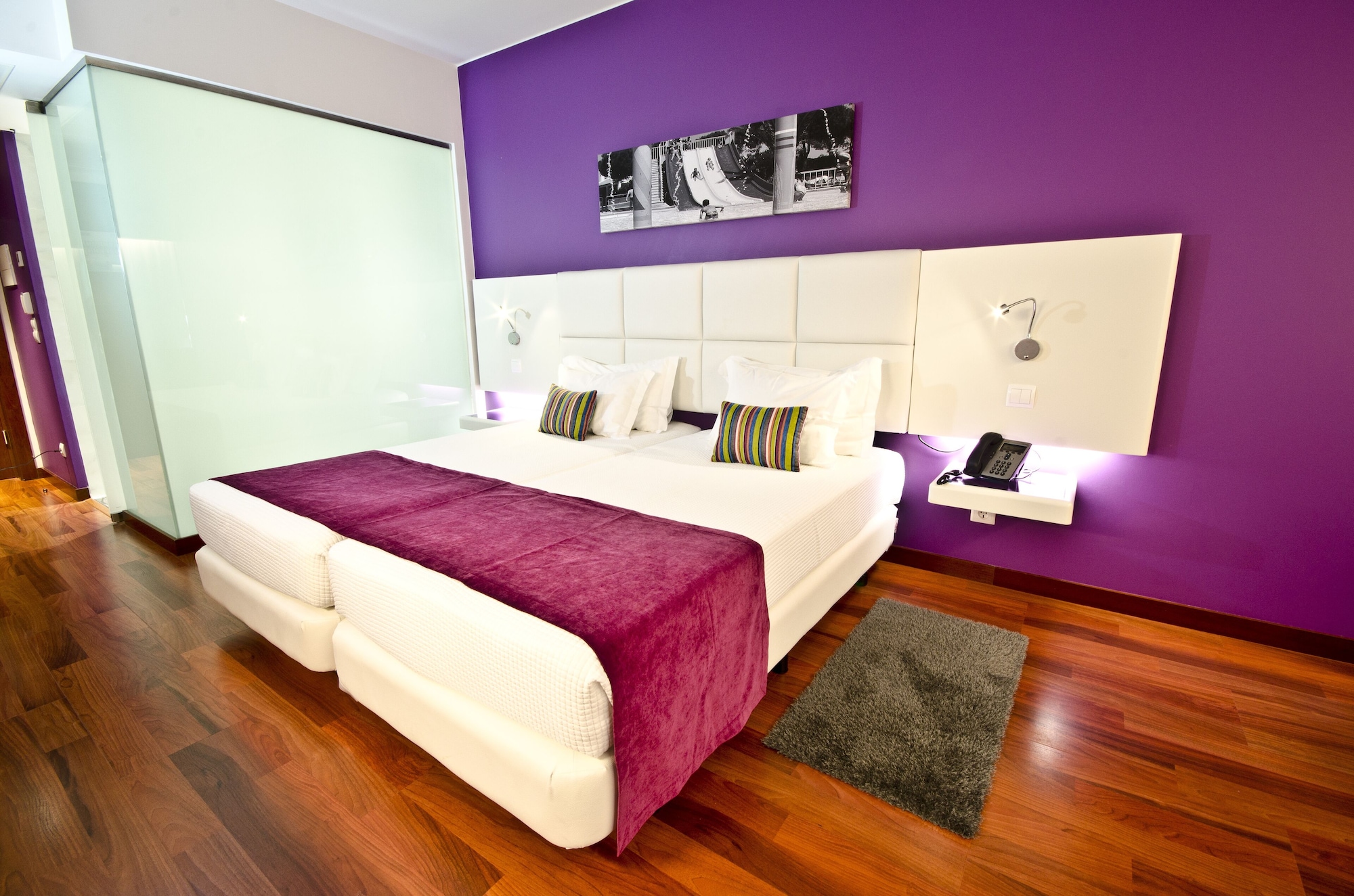 Aqua, Business, Twin Beds
