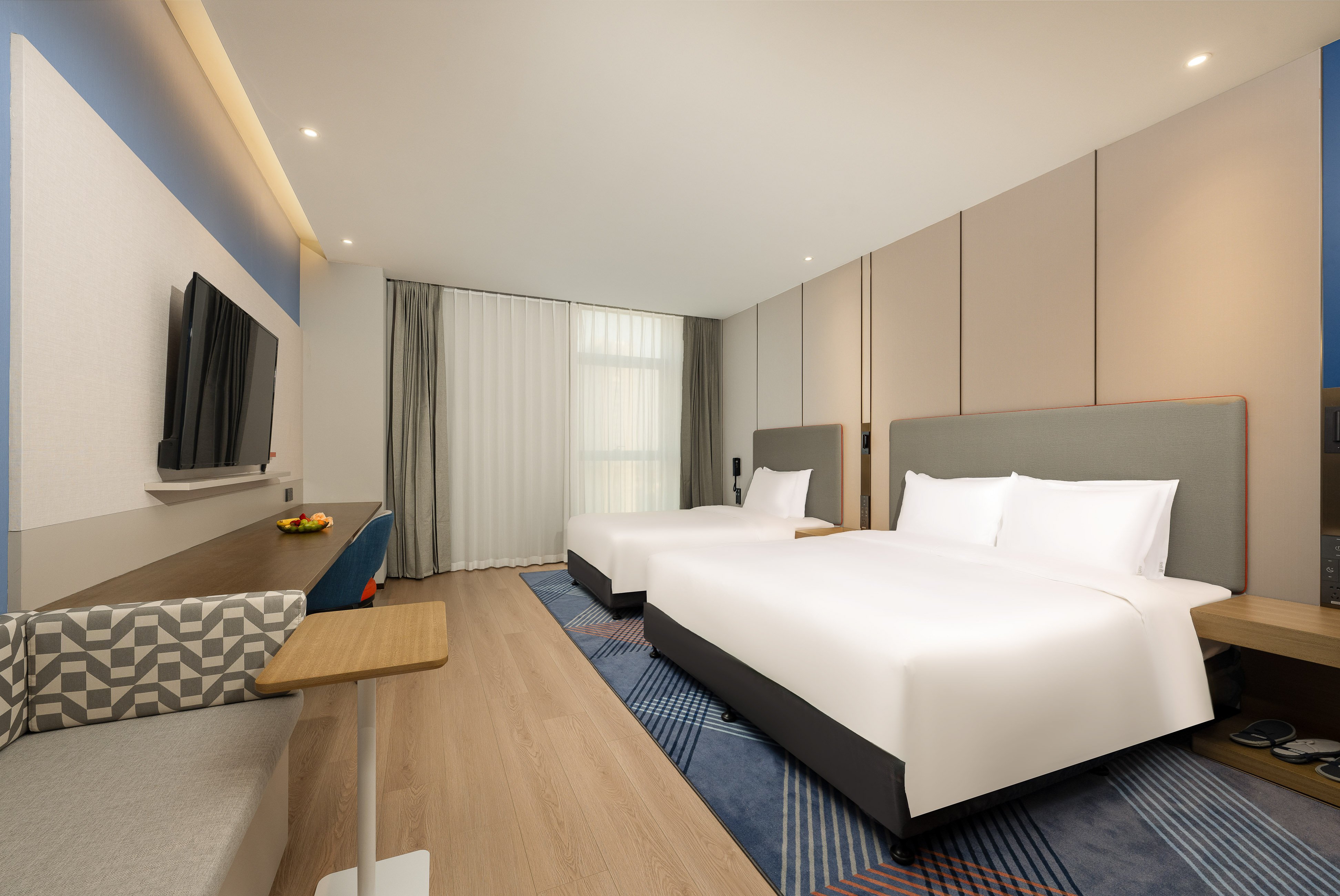 Standard, 1 King and 1 Single Beds, Holiday Inn Express Suzhou Bay 2/5