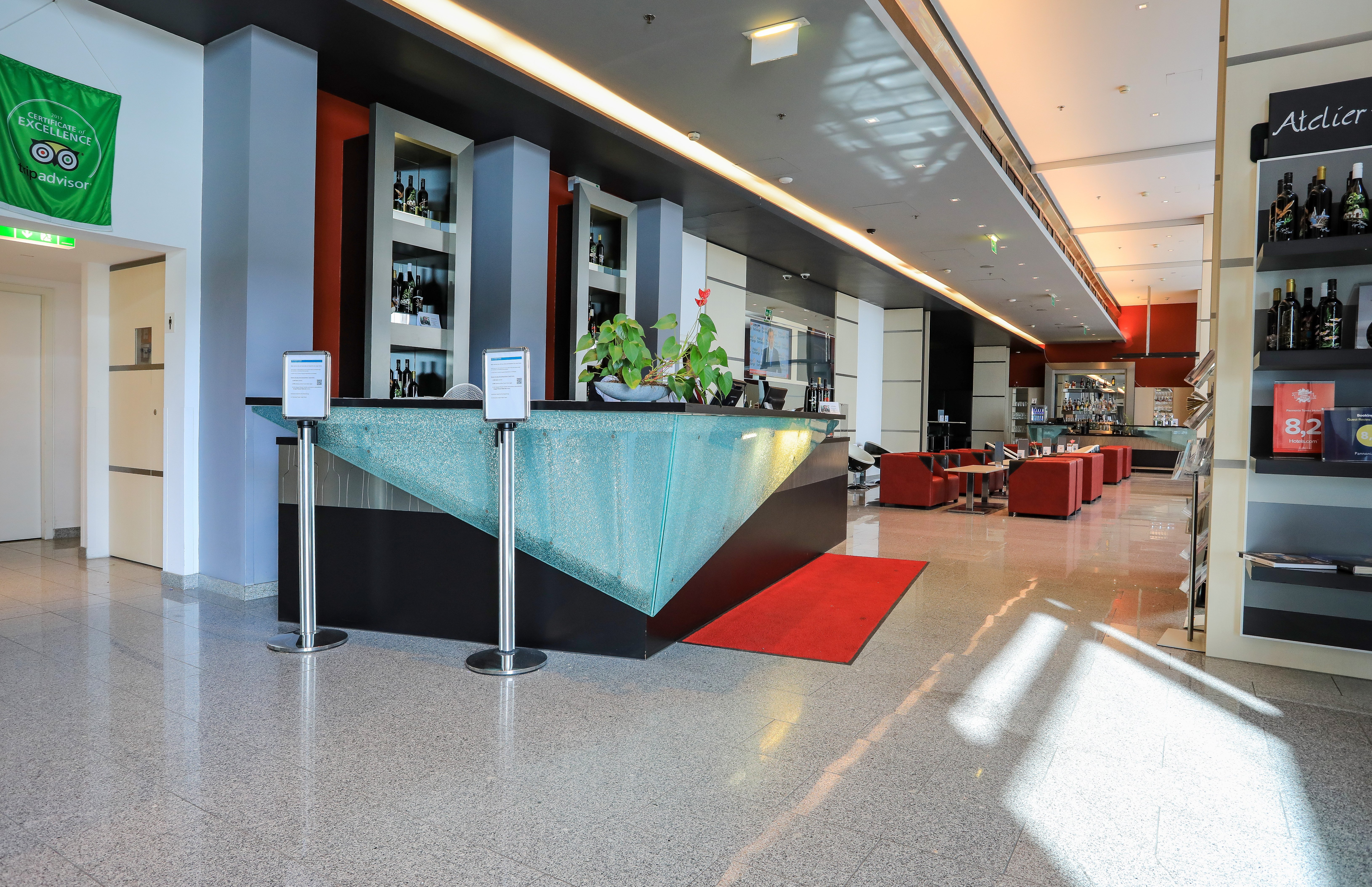 Lobby at Pannonia Tower, PARNDORF