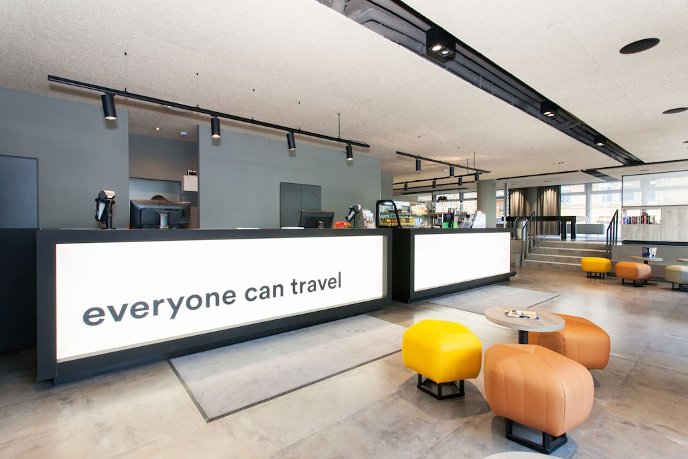 Lobby at A&O Koln Neumarkt, COLOGNE - KOELN