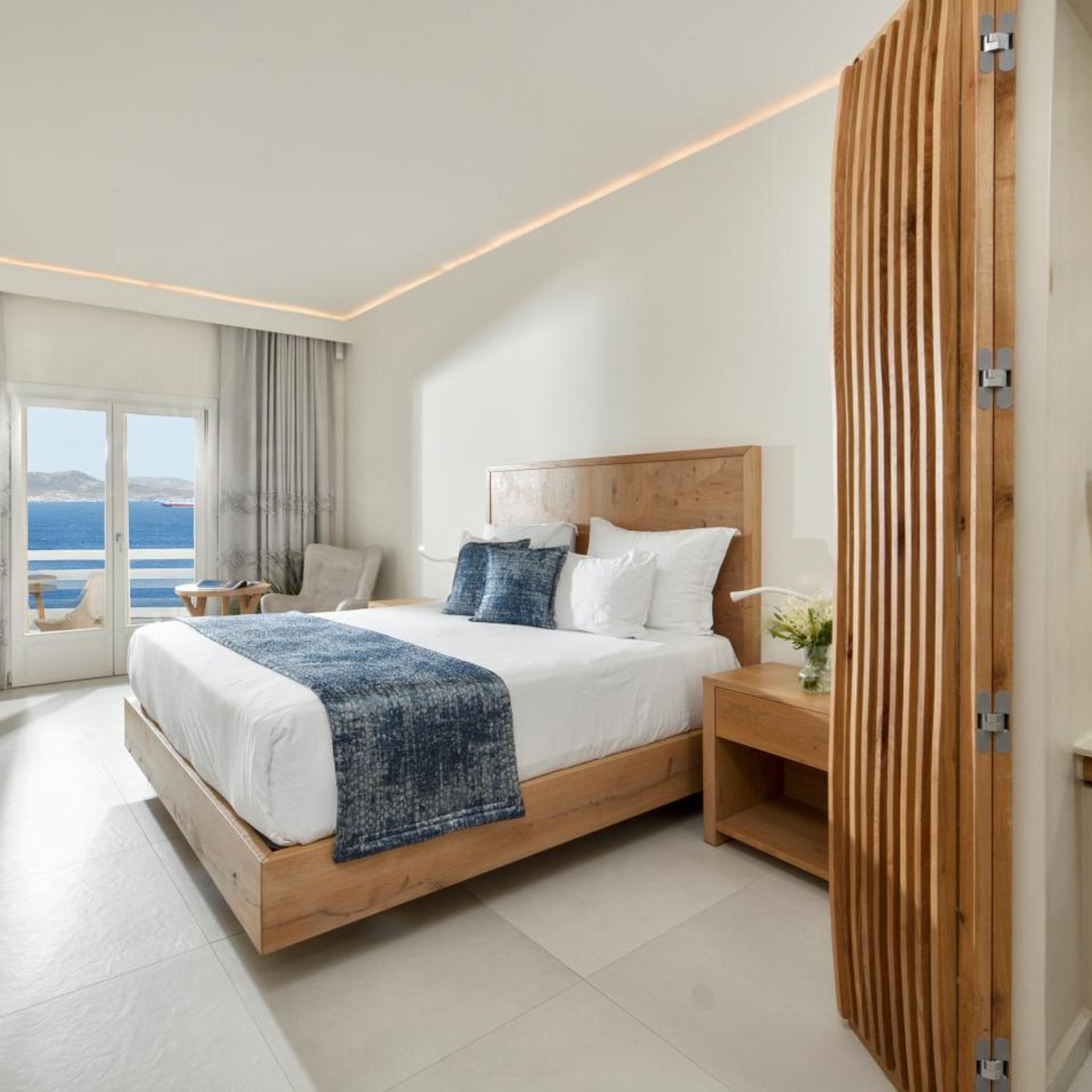 Sunset, Aegean, Deluxe, King Bed