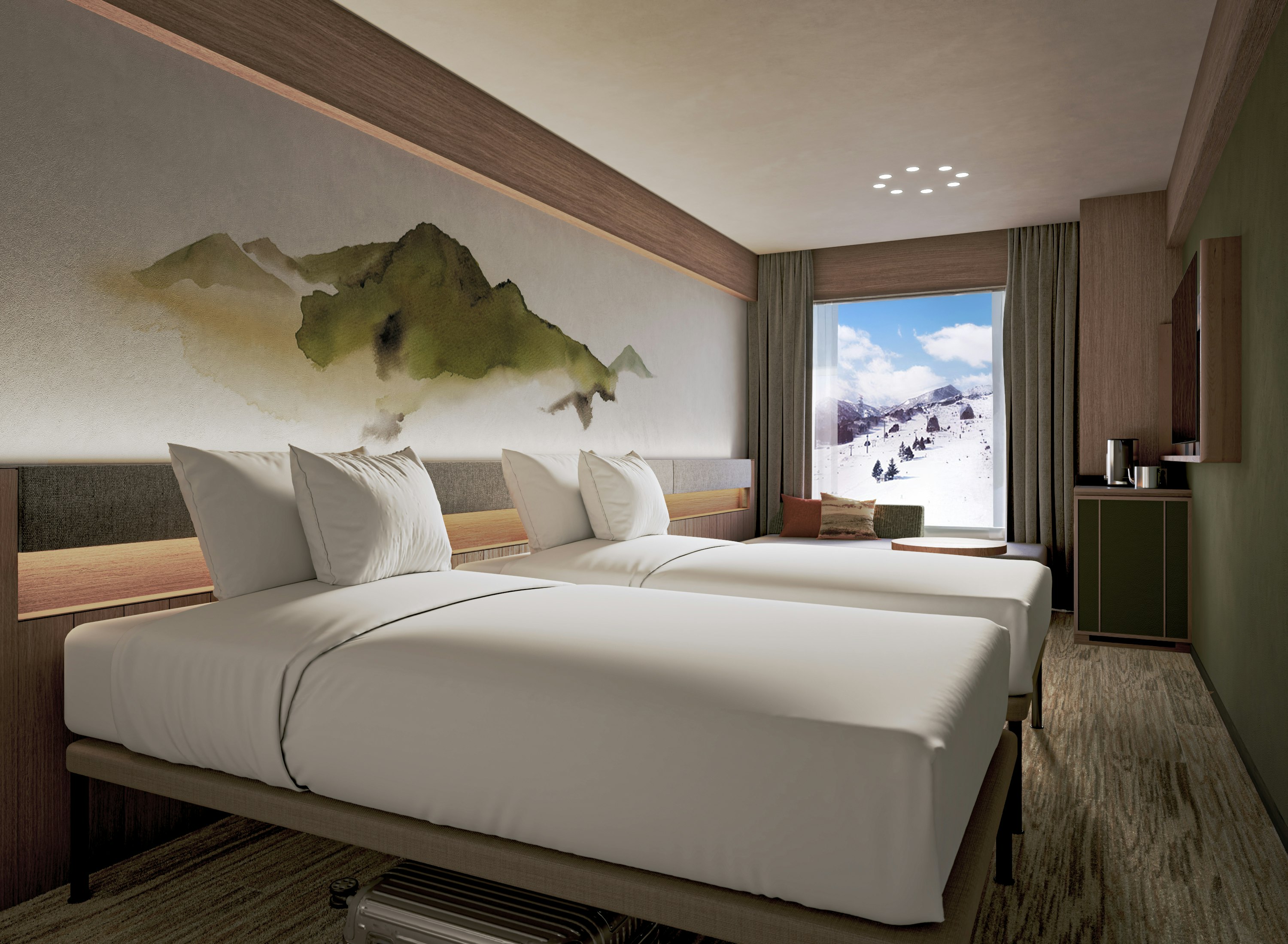 Room, Twin Beds, Slope View, Building 4