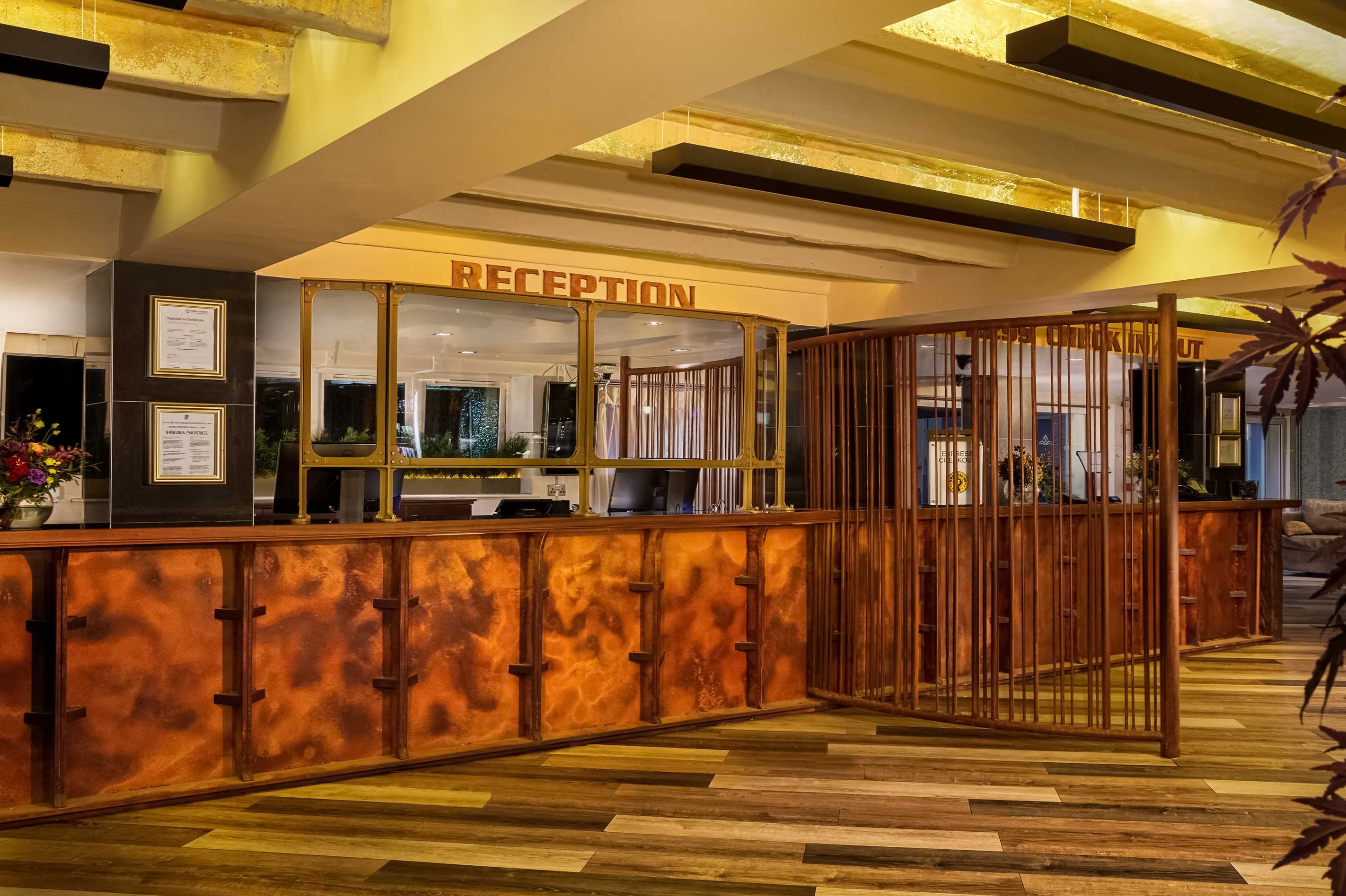 Lobby at Temple Bar Inn, DUBLIN