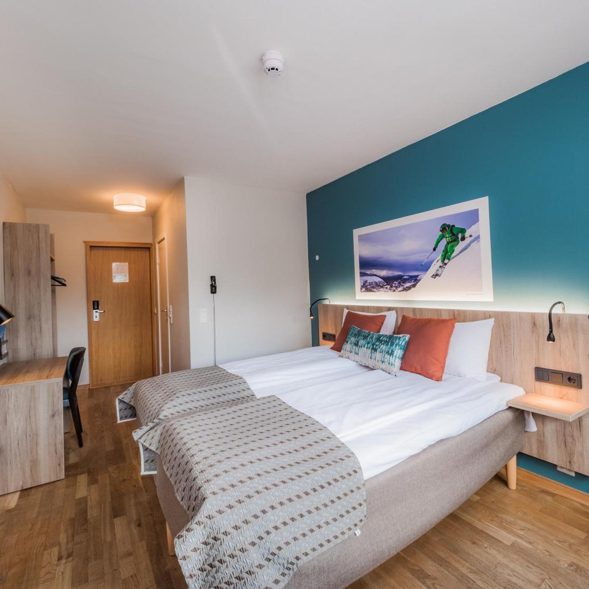 Room, Double Bed, Balcony