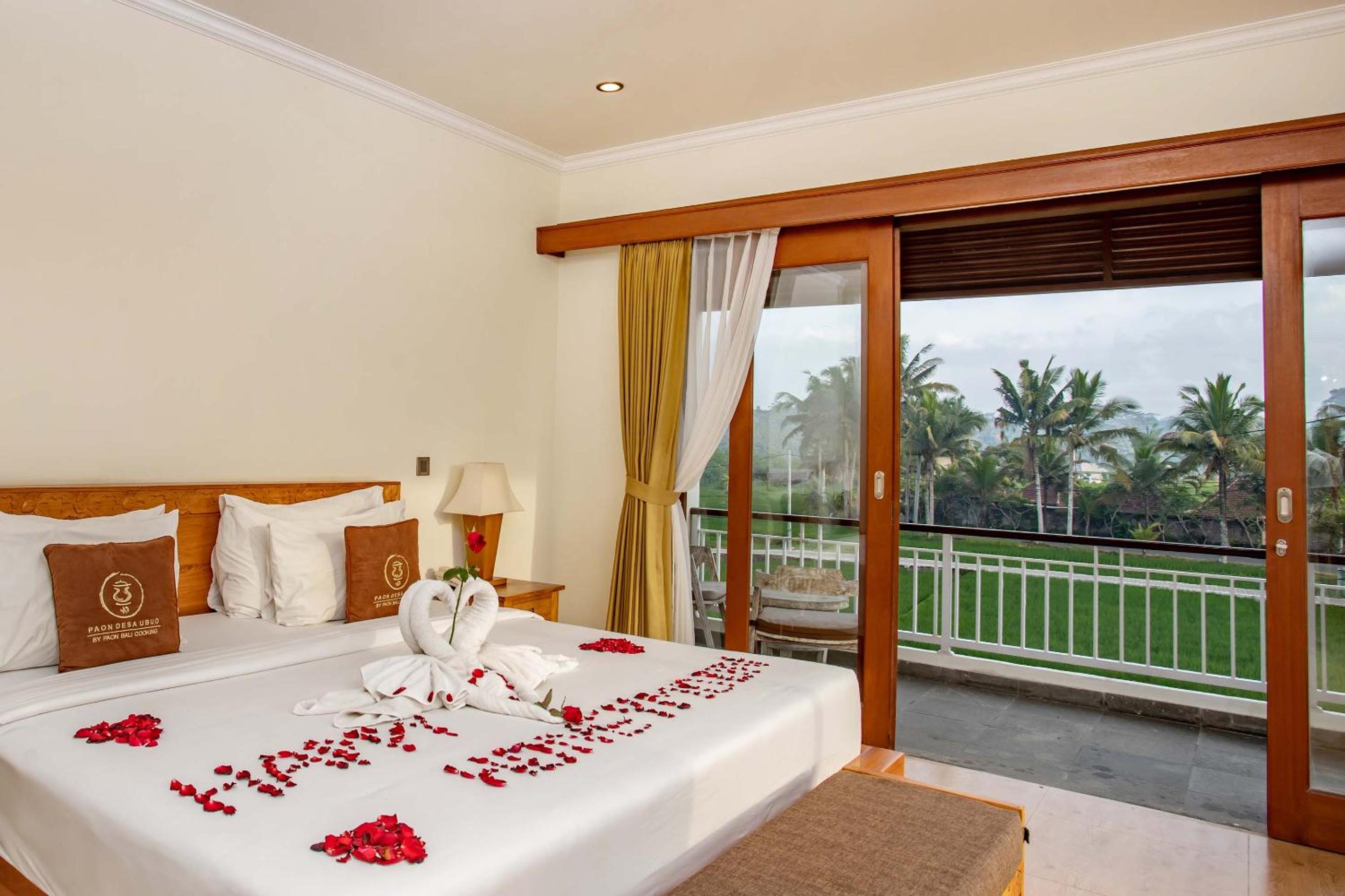 Deluxe, Rice Field View, Balcony