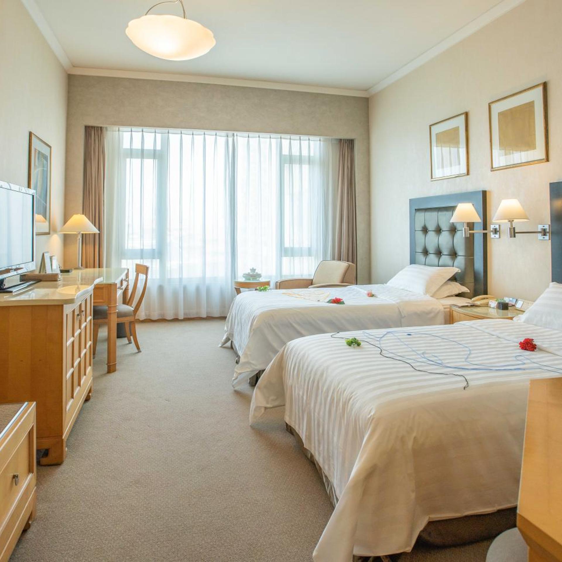 غرفة بريميير بسريرين منفصلين، Shantou Junhua Haiyi Hotel 5/9