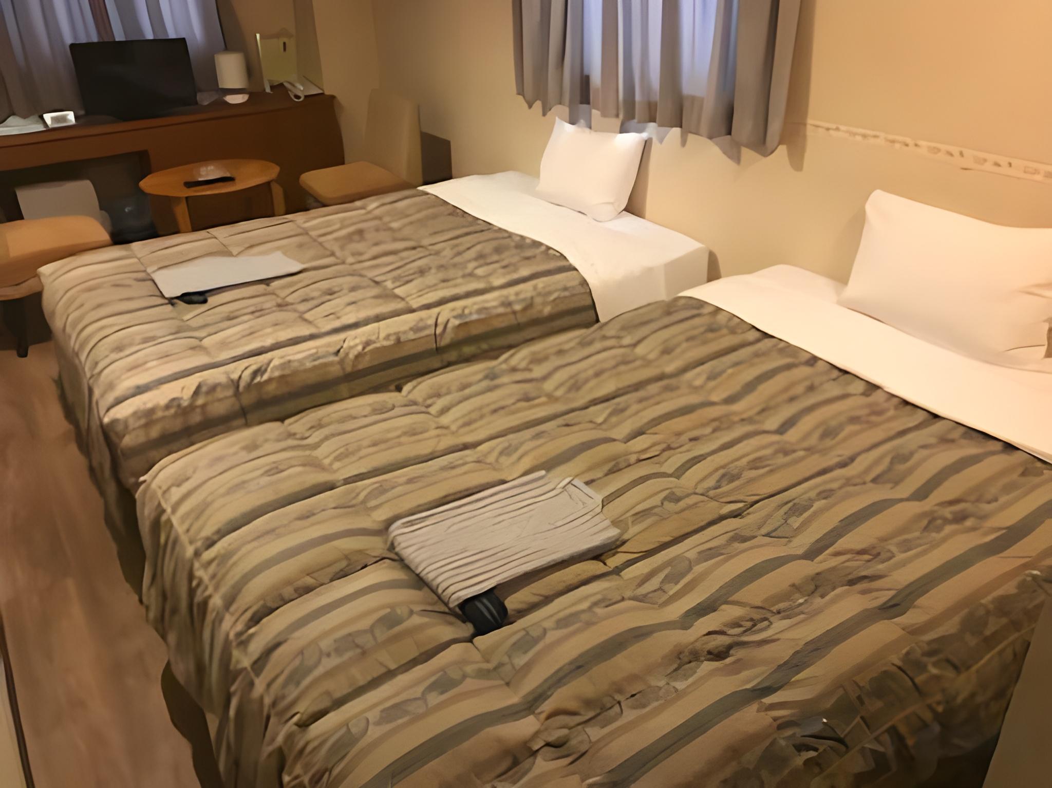 Room, Twin Beds, Smoking
