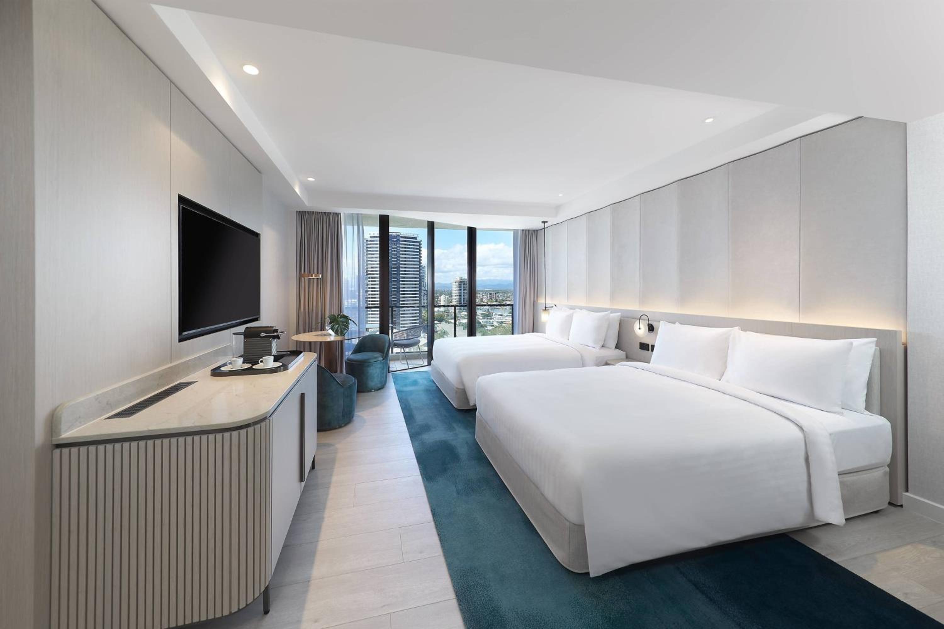 Room, 2 Double Beds, Mountain View, Jw Marriott Gold Coast Resort Spa 3/4