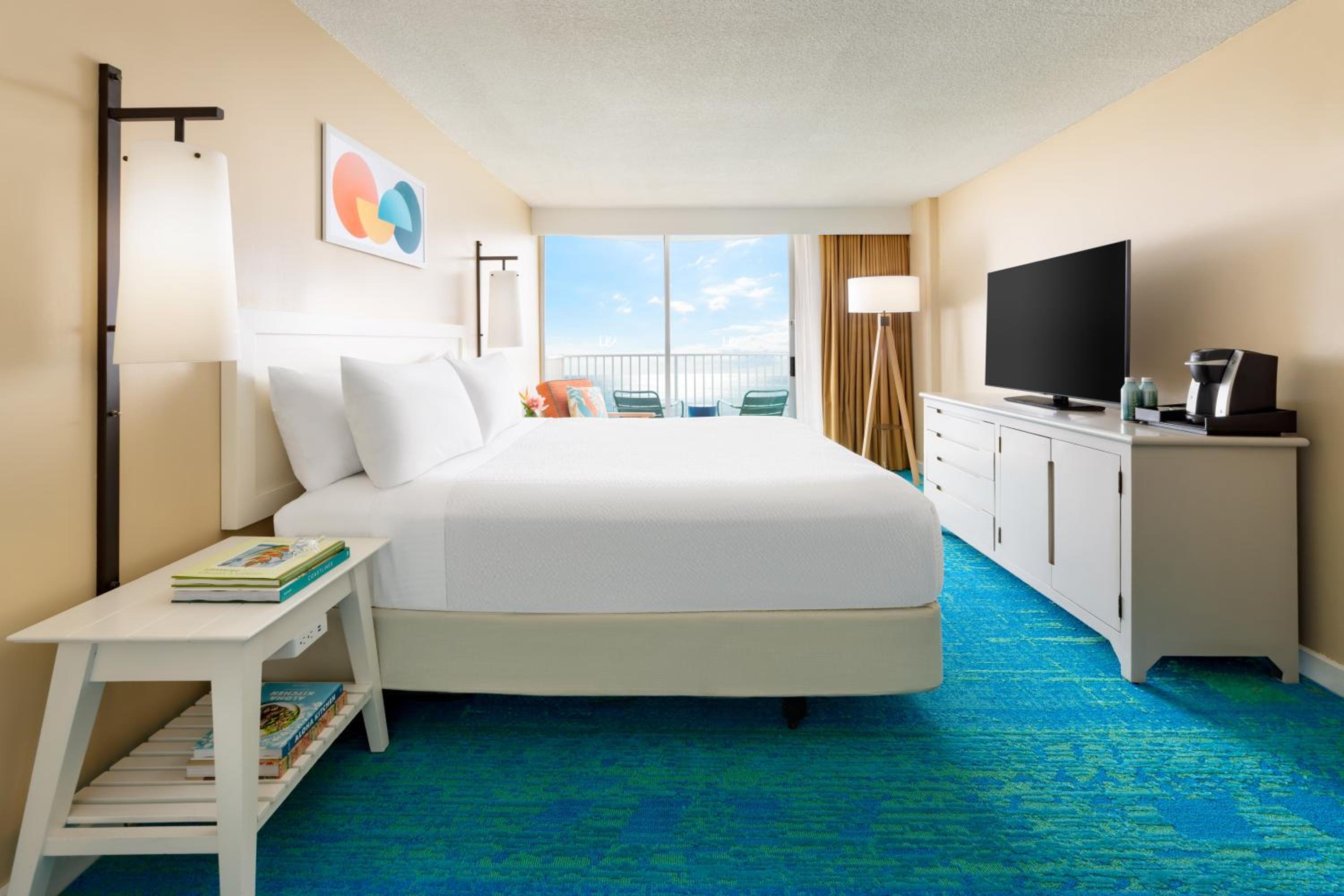 Ocean, Premier, King Bed