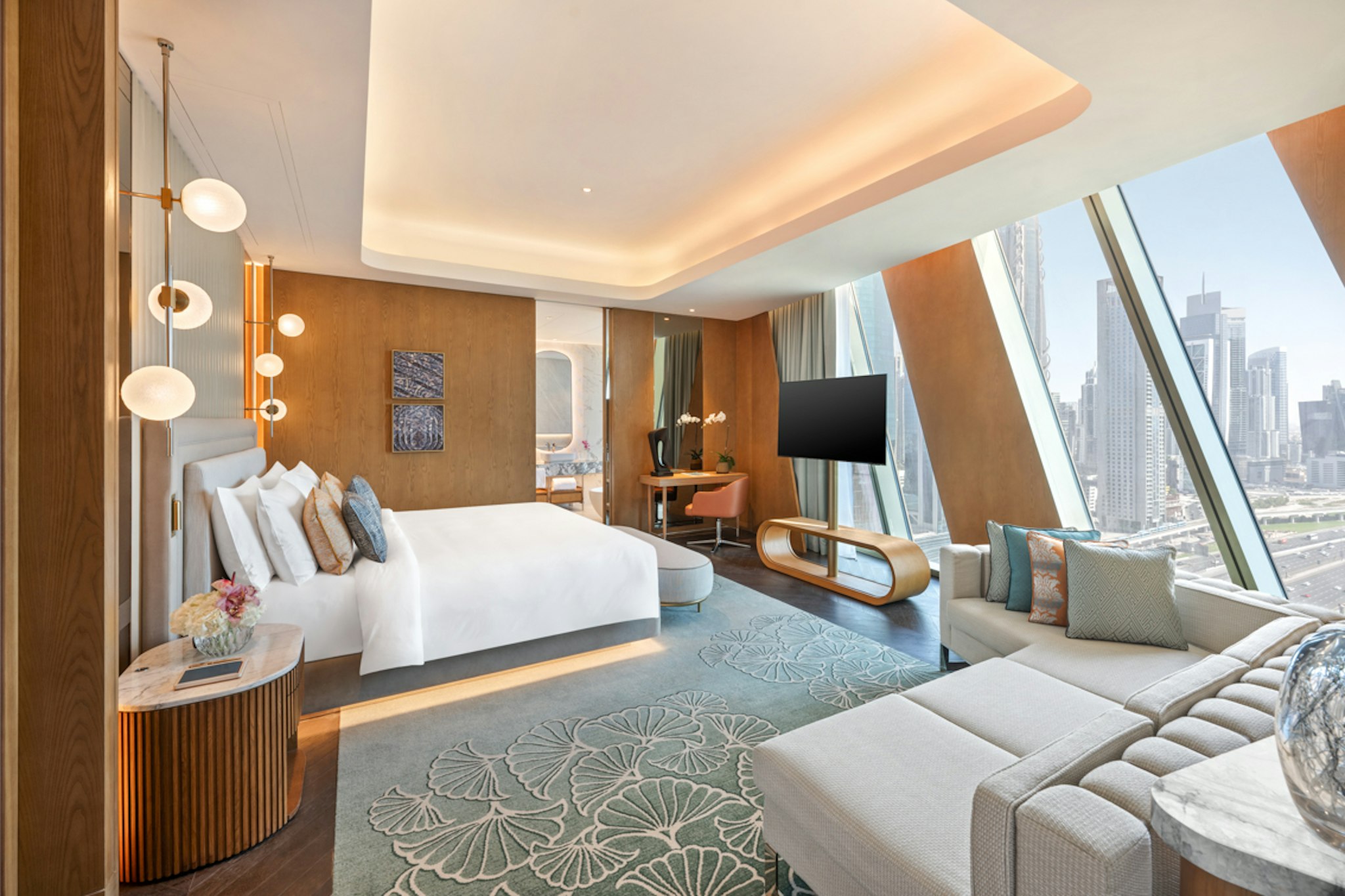 Mandarin, King Bed, City View