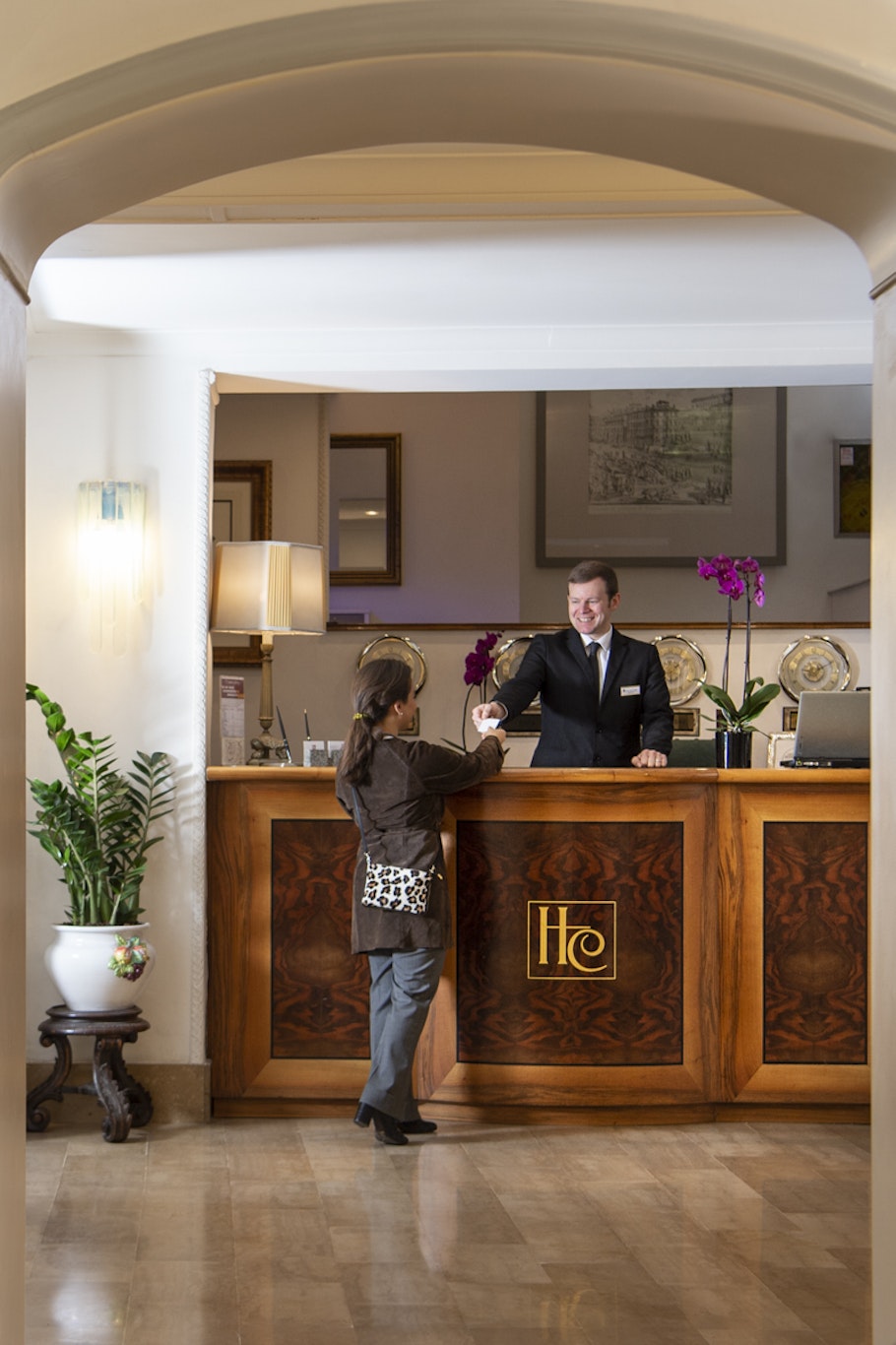 Lobby at Hotel Cecil Rome, ROME