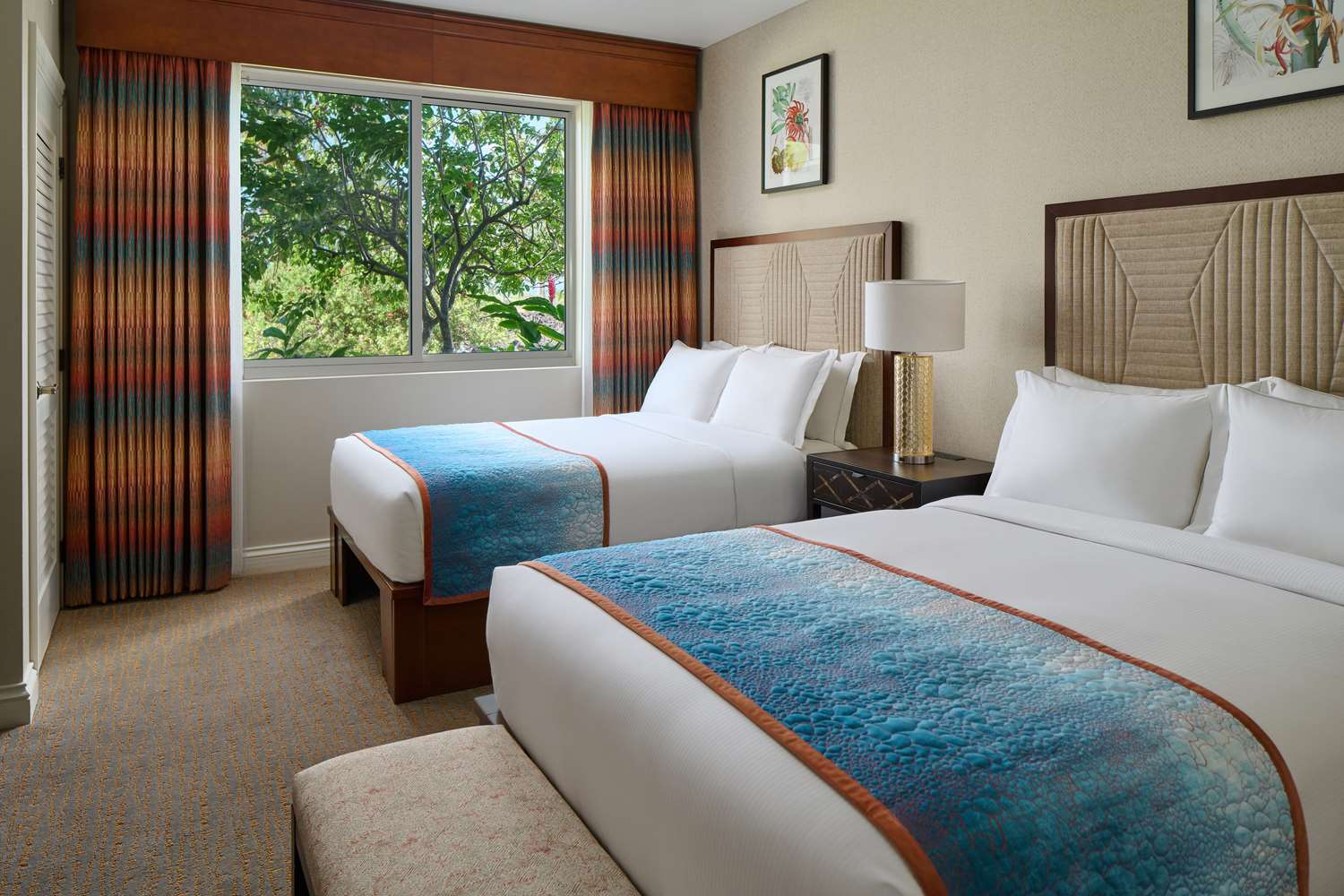 1 Bedroom, Deluxe, Suite, 2 Double Beds, Resort View