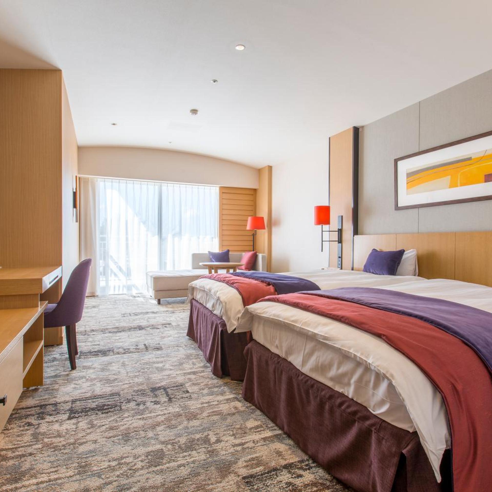 Room, Twin Beds, Balcony