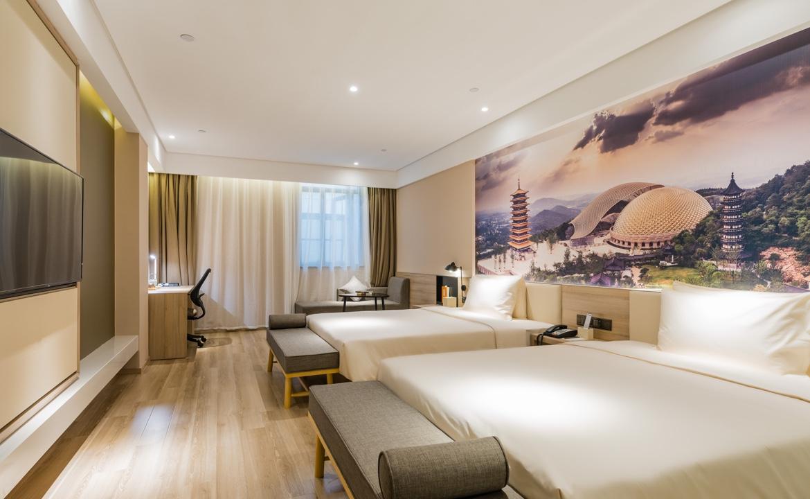 Jimu, Twin Beds، Atour Hotel Nanjing Maqun 3/3