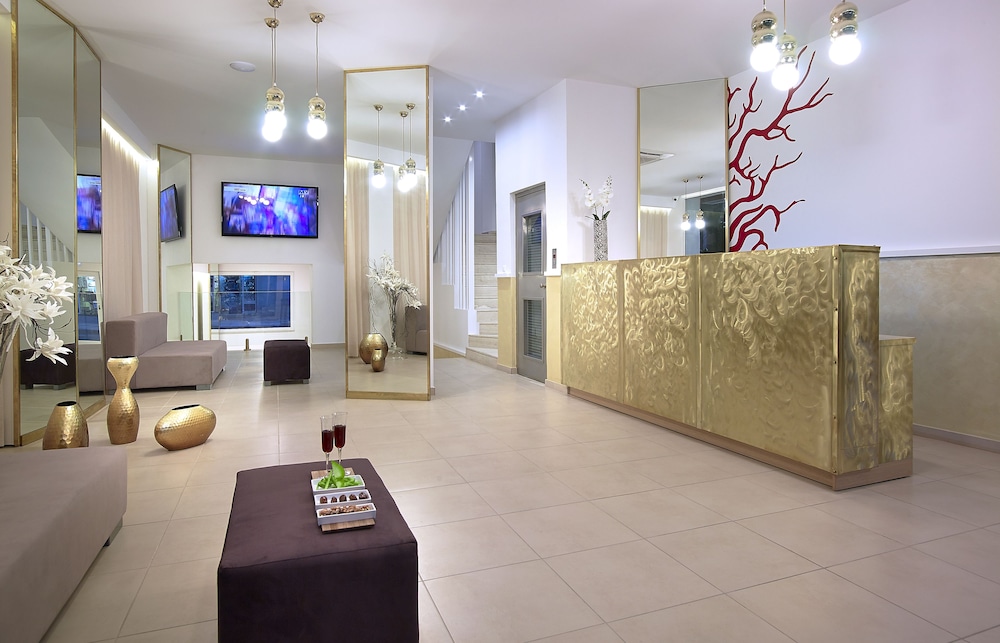 Lobby at Coral Boutique Hotel, IERAPETRA