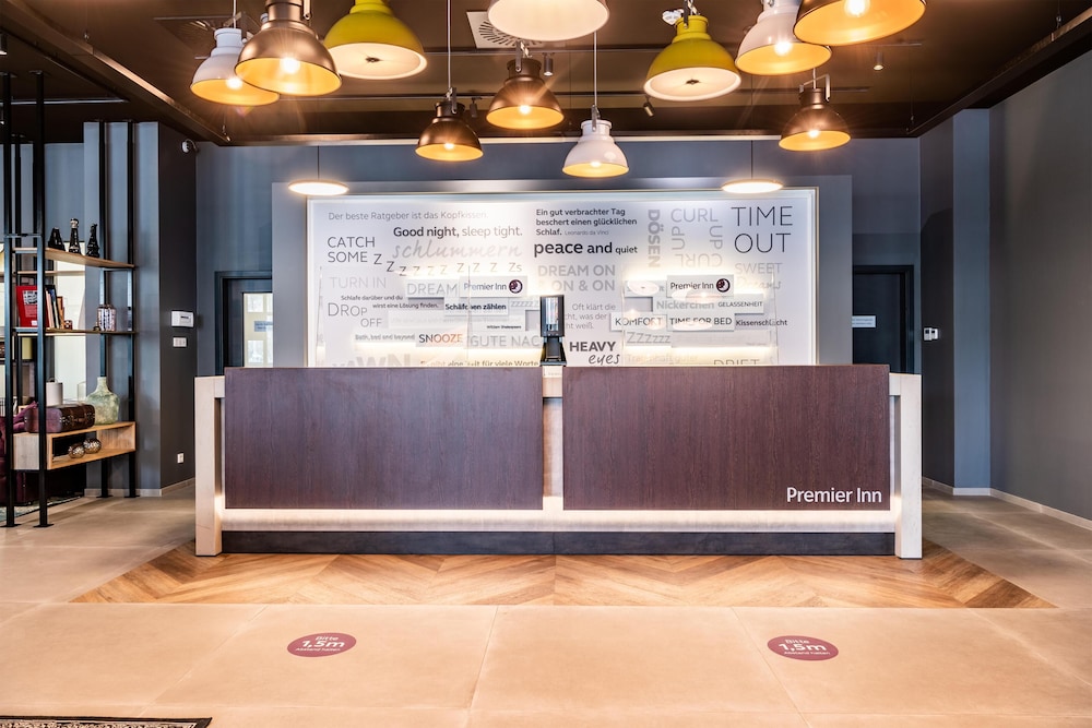 Lobby at Premier Inn Wuppertal City Centre Hotel, WUPPERTAL