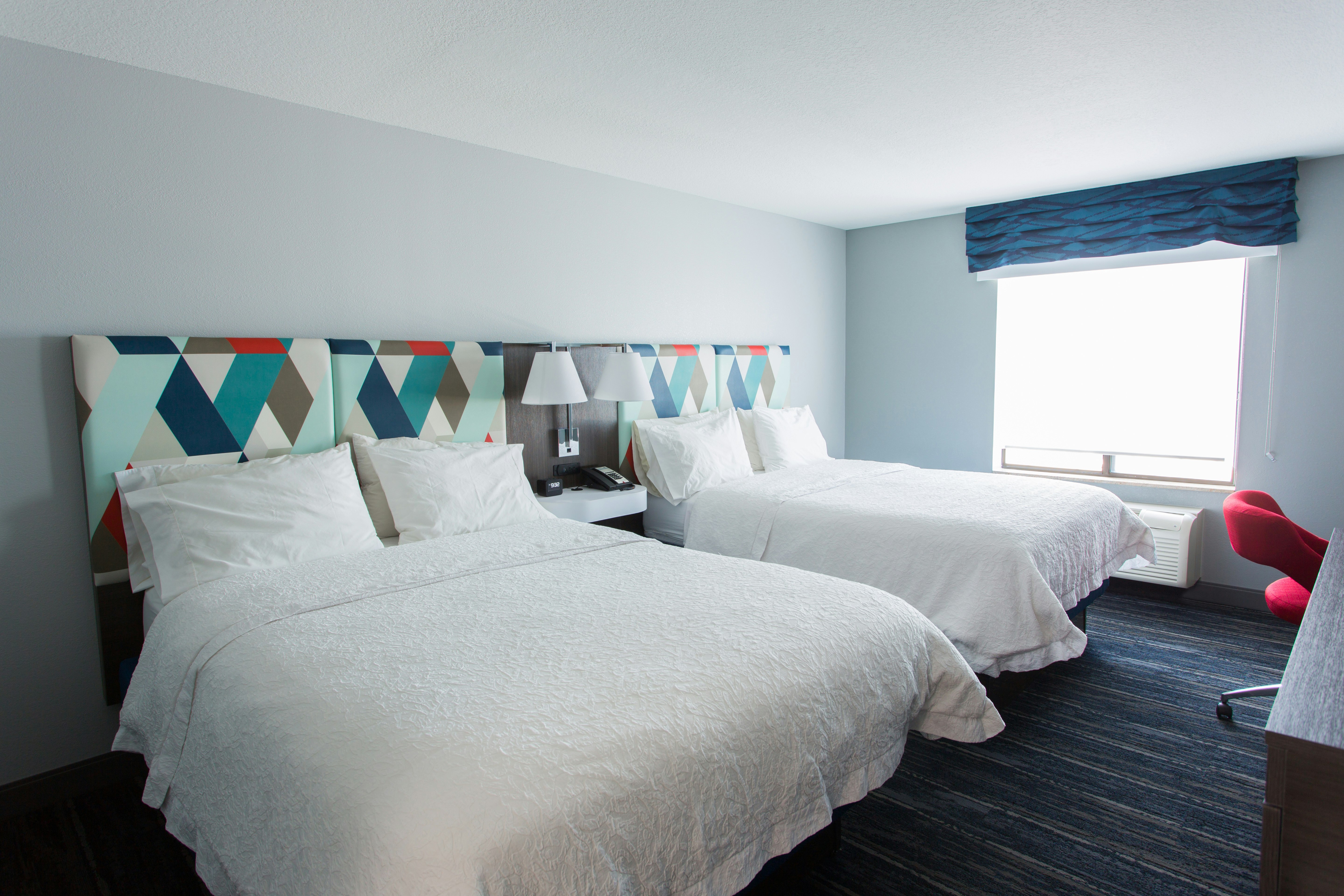 غرفة بسريرين كوين، Hampton Inn Suites Ankeny 2/3