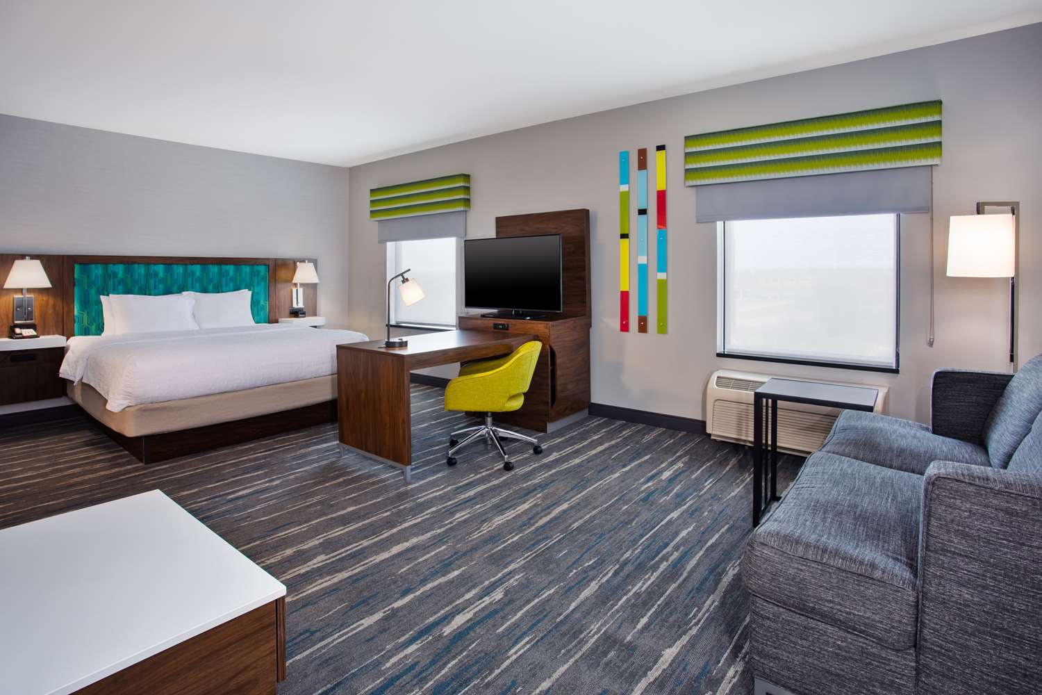جناح استوديو بسرير كينج مع أريكة، Hampton Inn & Suites Athens-I-65 (Huntsville Area) 2/4
