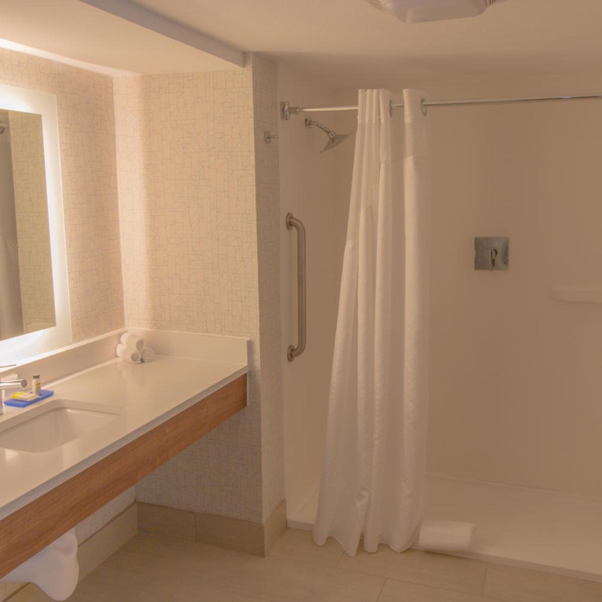غرفة قياسية بسرير كينج لذوي الإعاقة، Holiday Inn Express Hotel And Suites Manassas 4/4