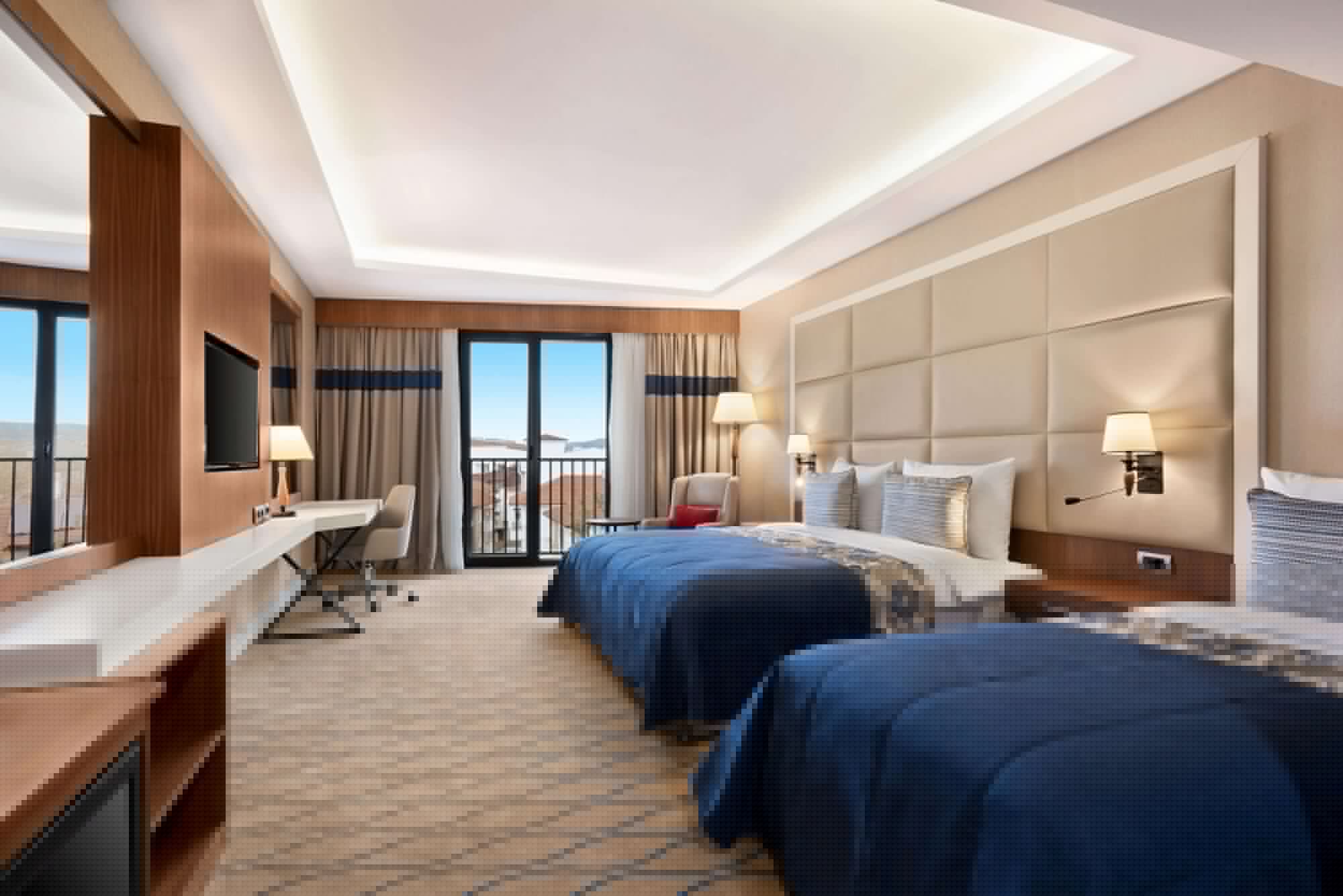 غرفة بسريرين منفصلين، Ramada by Wyndham Sakarya Hendek 3/4
