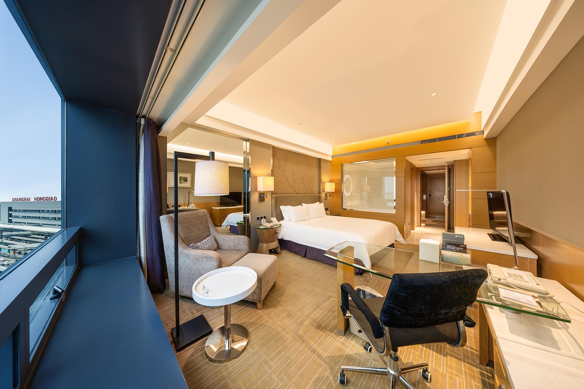 غرفة ديلوكس، Shanghai Hongqiao Airport Boyue Hotel - AirChina 4/4