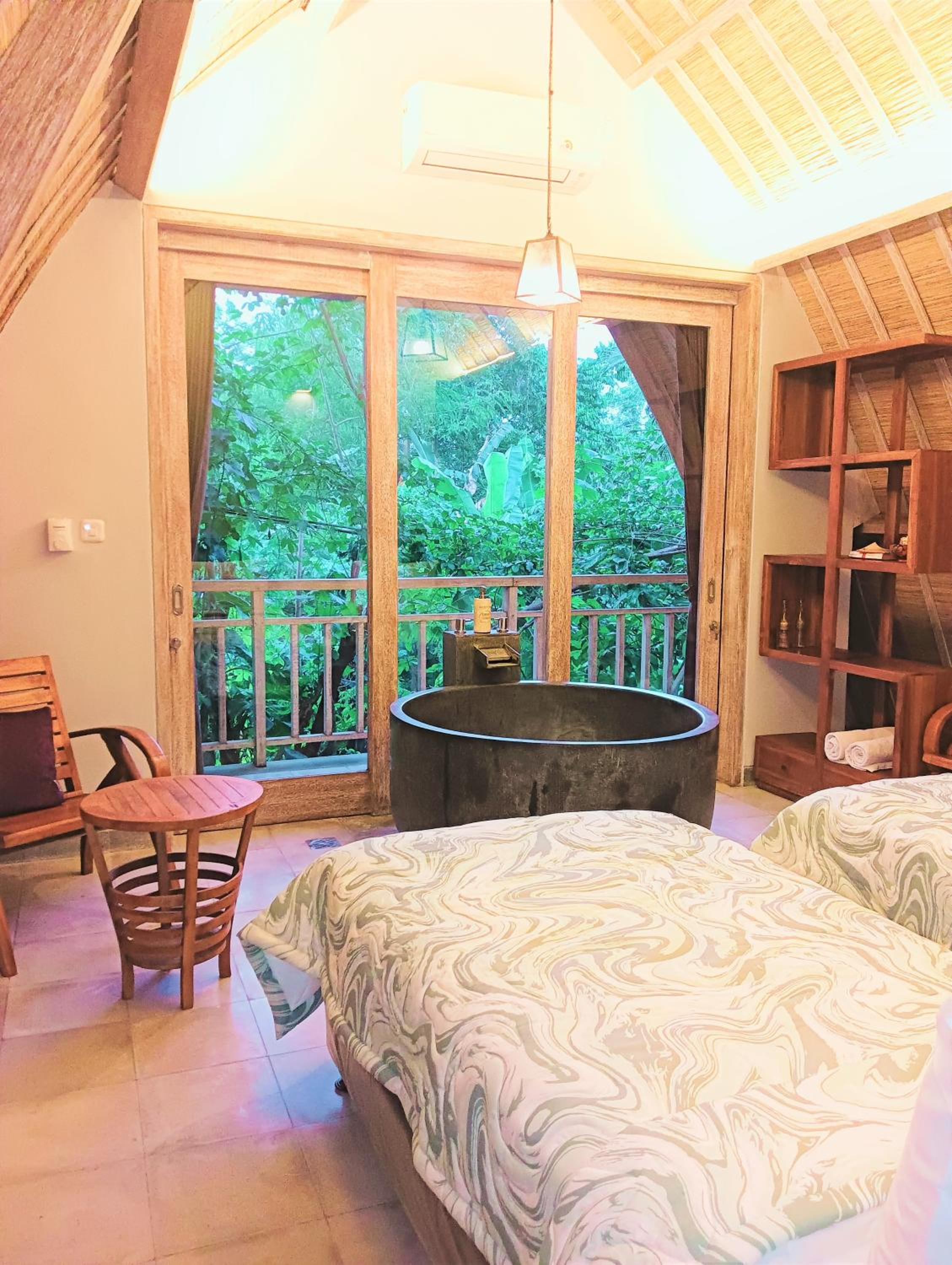 Room, Twin Beds, Balcony, Ubad Retreat 4/8