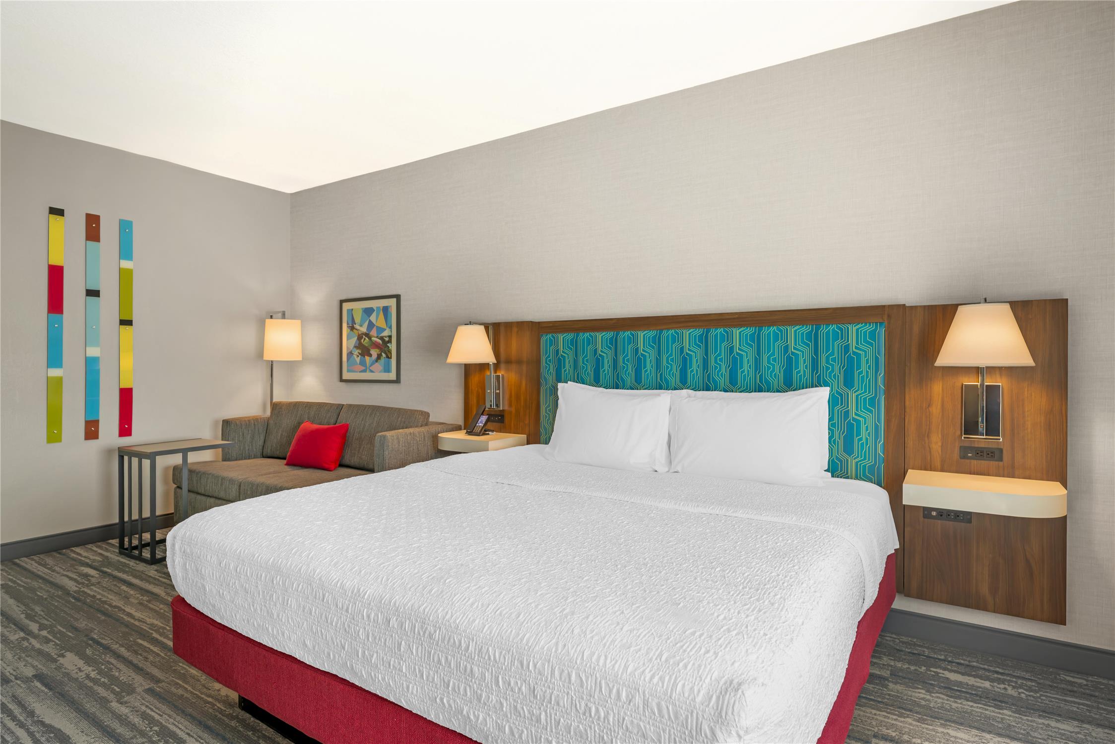 جناح استوديو بسرير كينج مع أريكة، Hampton Inn Junction City Kansas 3/6