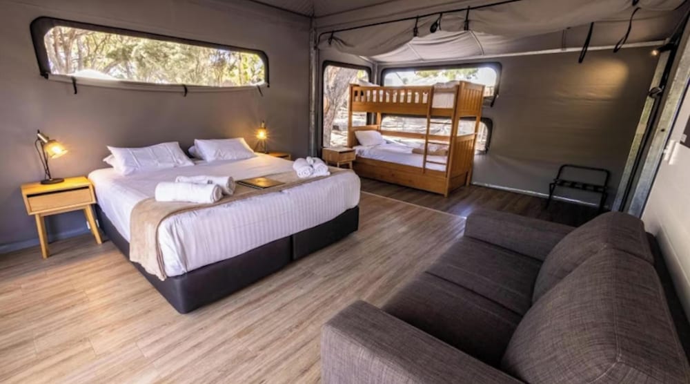 Adjoining, Duplex, Superior, Family, Tent, 2 King Beds, 2 Bunk Beds, 2 Trundle Beds