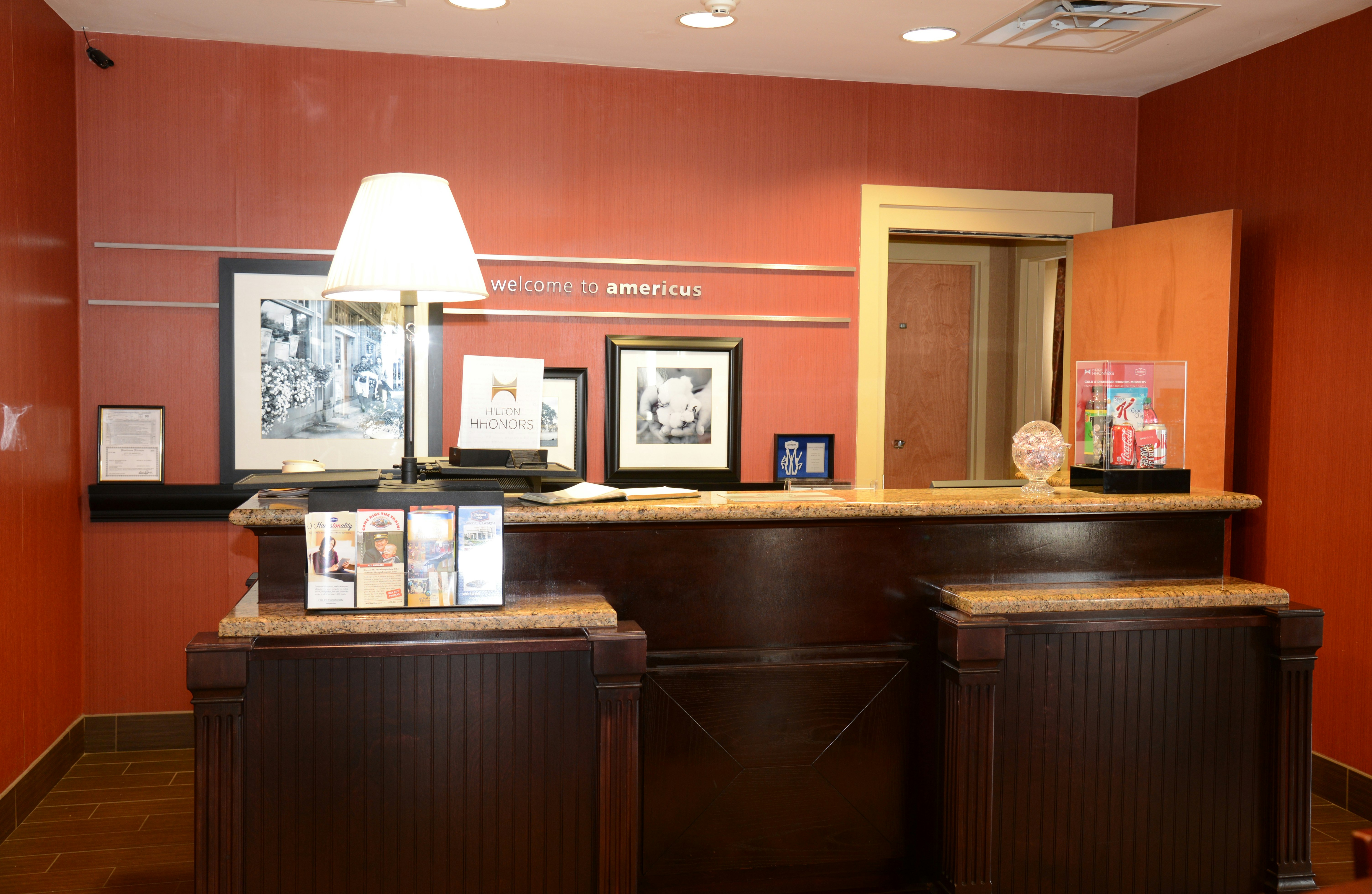 Lobby at Hampton Inn Americus, AMERICUS - GA