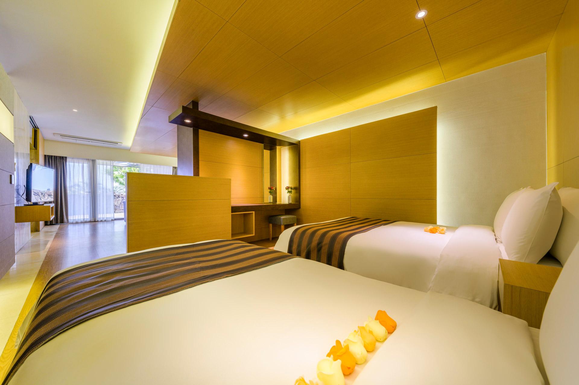 غرفة قياسية بسريرين منفصلين، Stanford Hotel and Resort Jeju 2/2