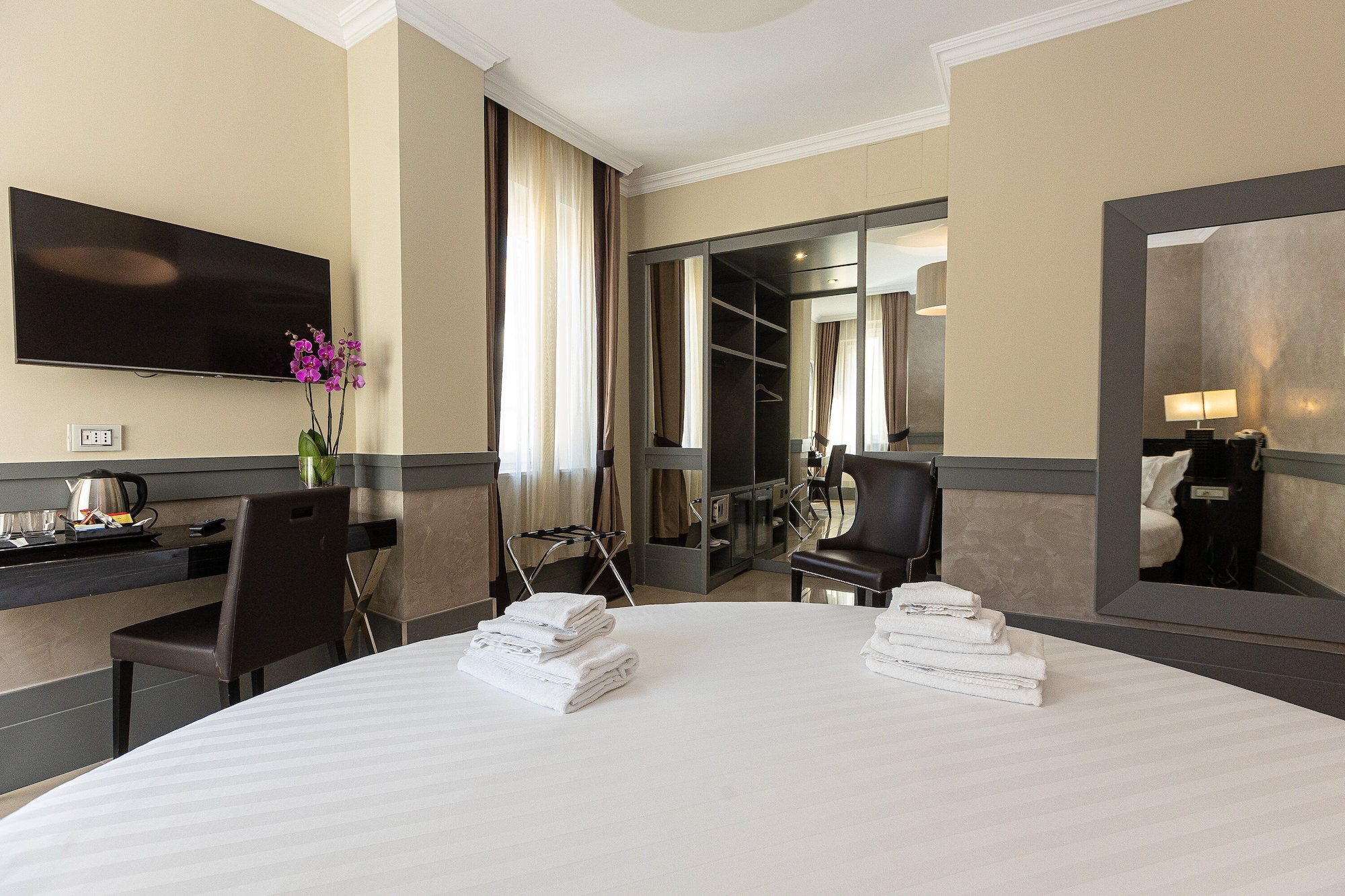 غرفة ديلوكس بسرير مزدوج، Hotel Castellino Roma 5/8