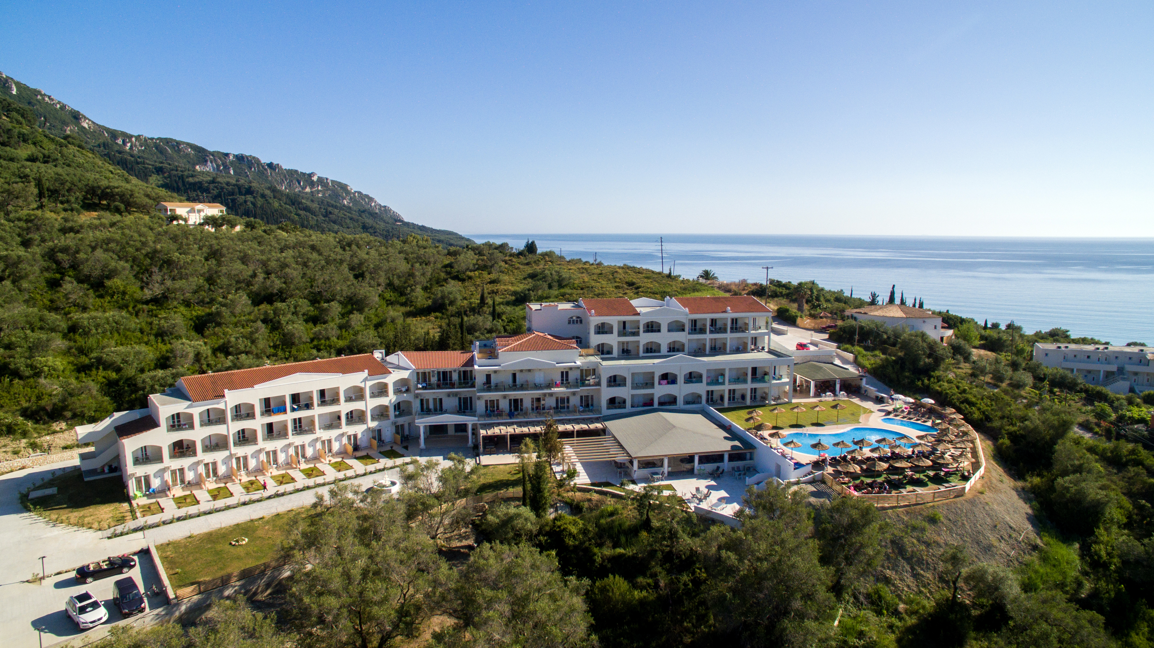 Saint George Palace in Agios Georgios Pagon