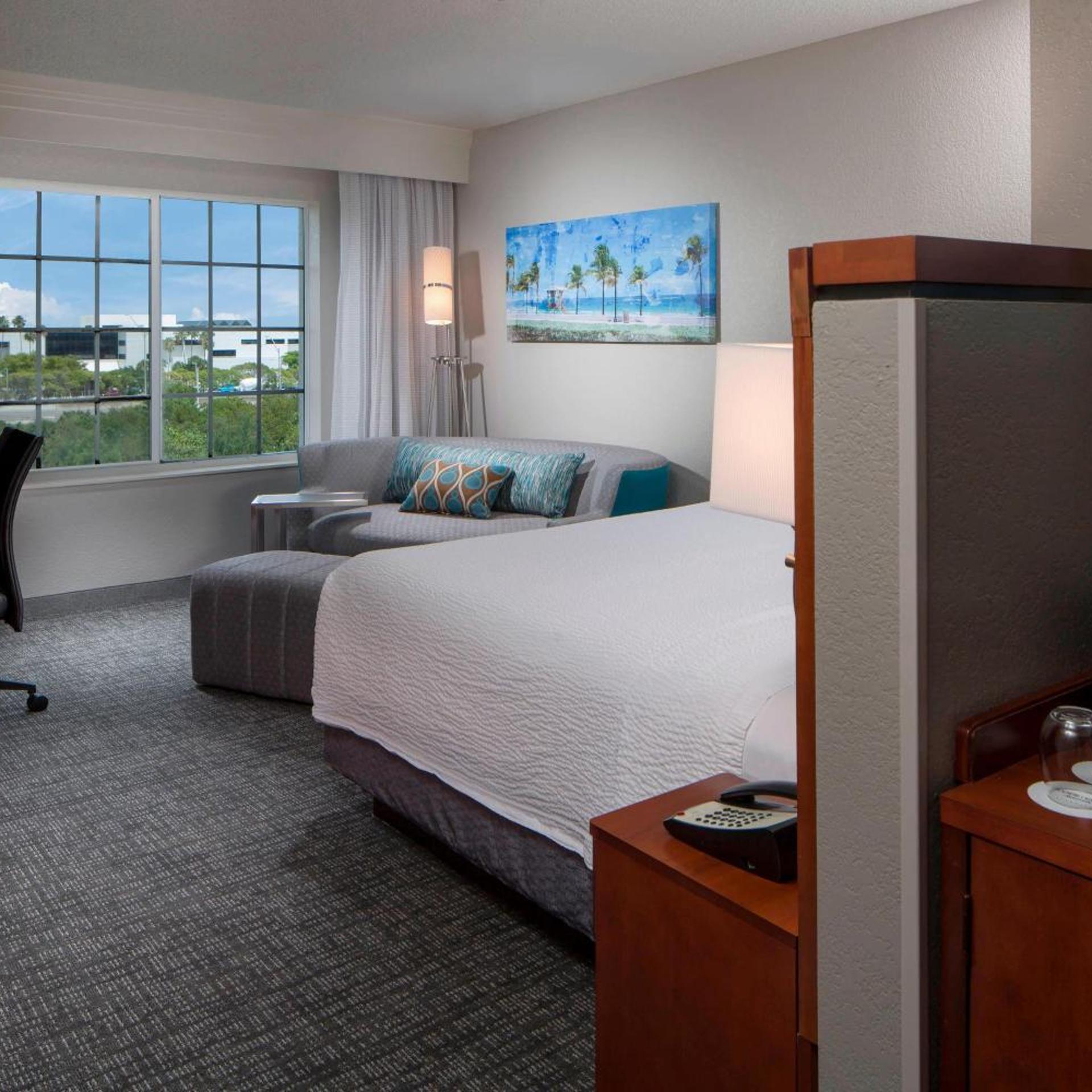 Room, King Bed, Sofa, Bathtub, Accessible